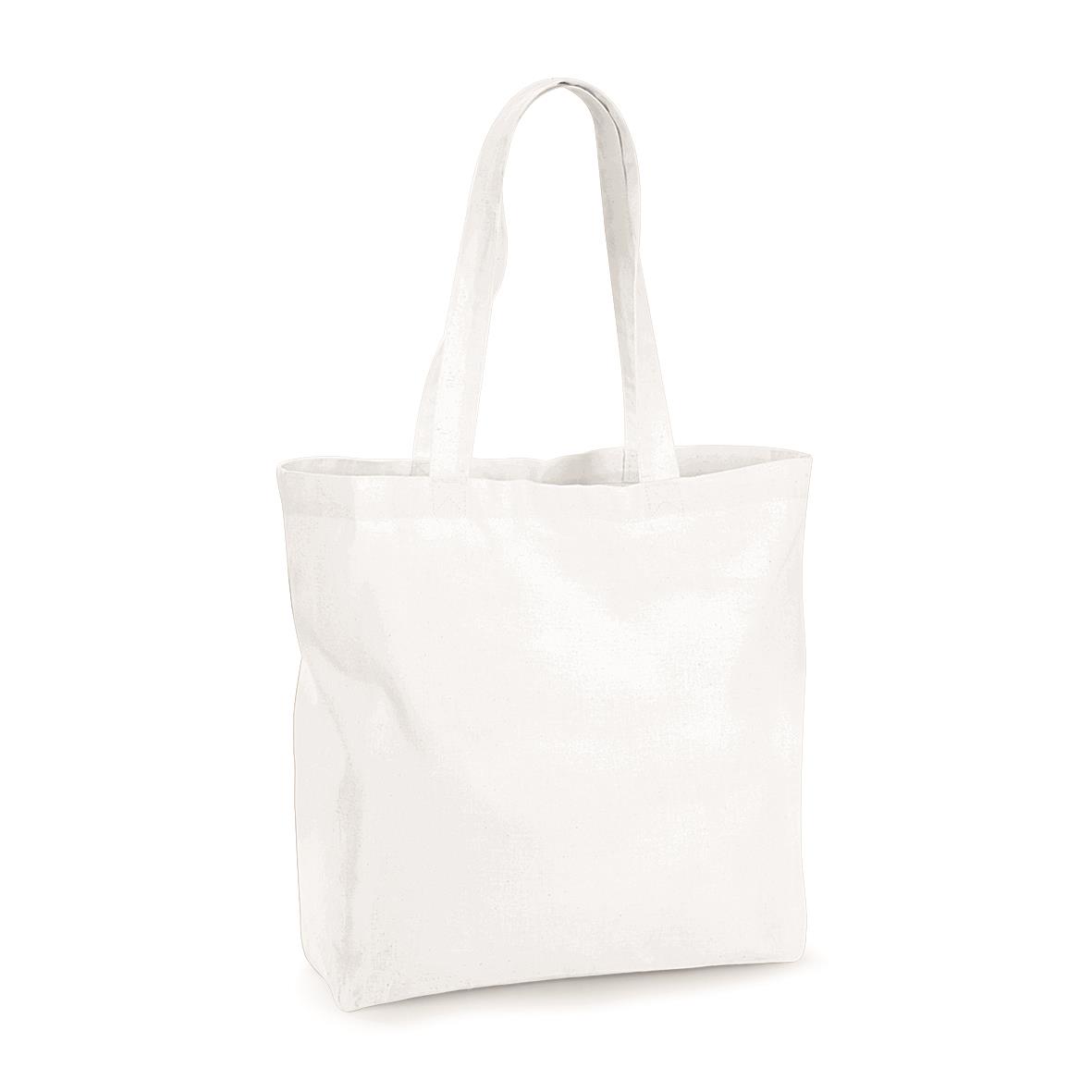 Bio-Baumwoll-Shopper 35 x 39 x 13,5 cm Westford Mill® White