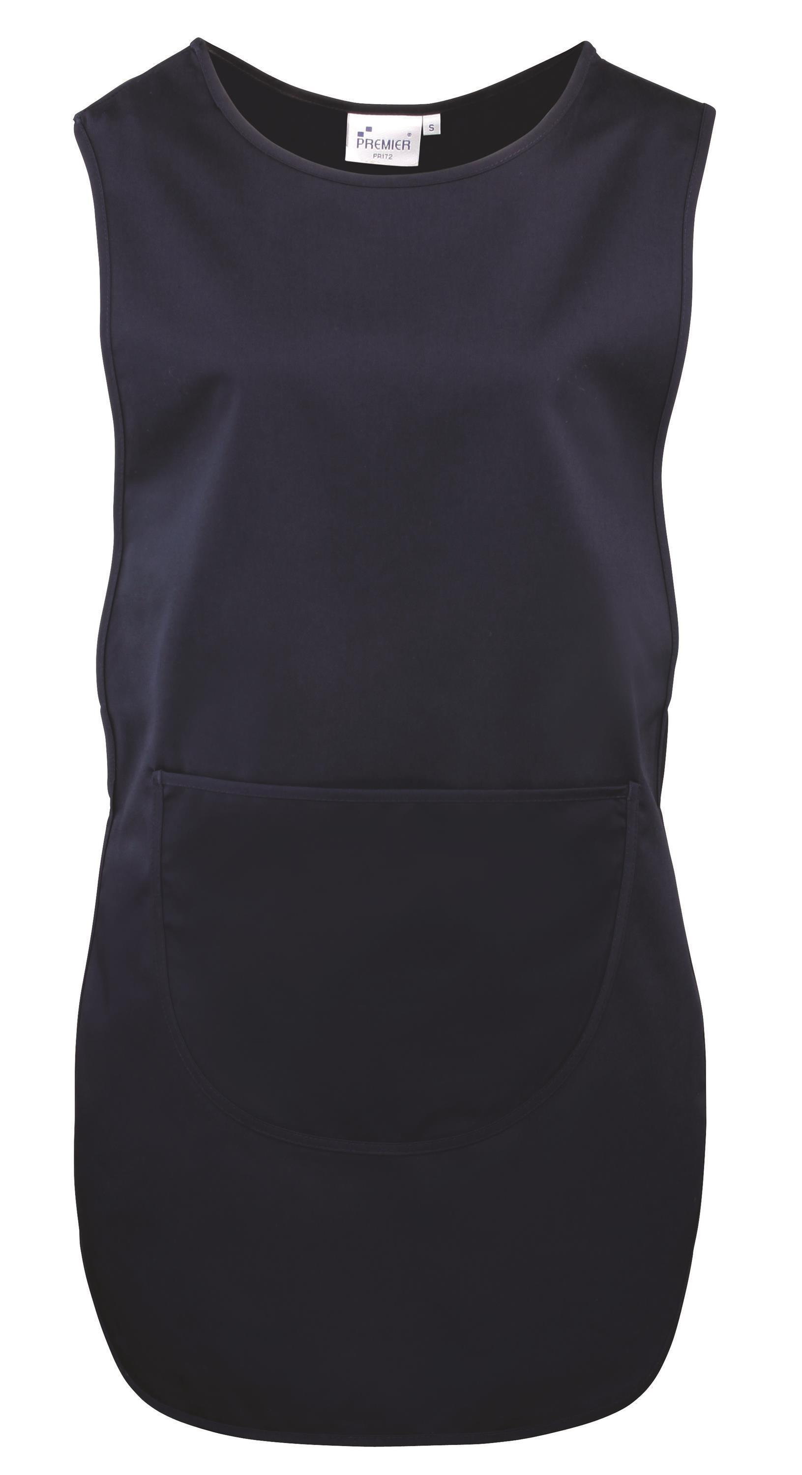 Long throw-over apron with pocket 195 g/m Premier® Navy (approx. Pantone 2766) XL