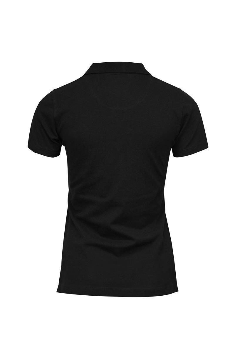 Damen Bio-Baumwoll-Poloshirt Harvard 230 g/m² Nimbus® Schwarz 3XL
