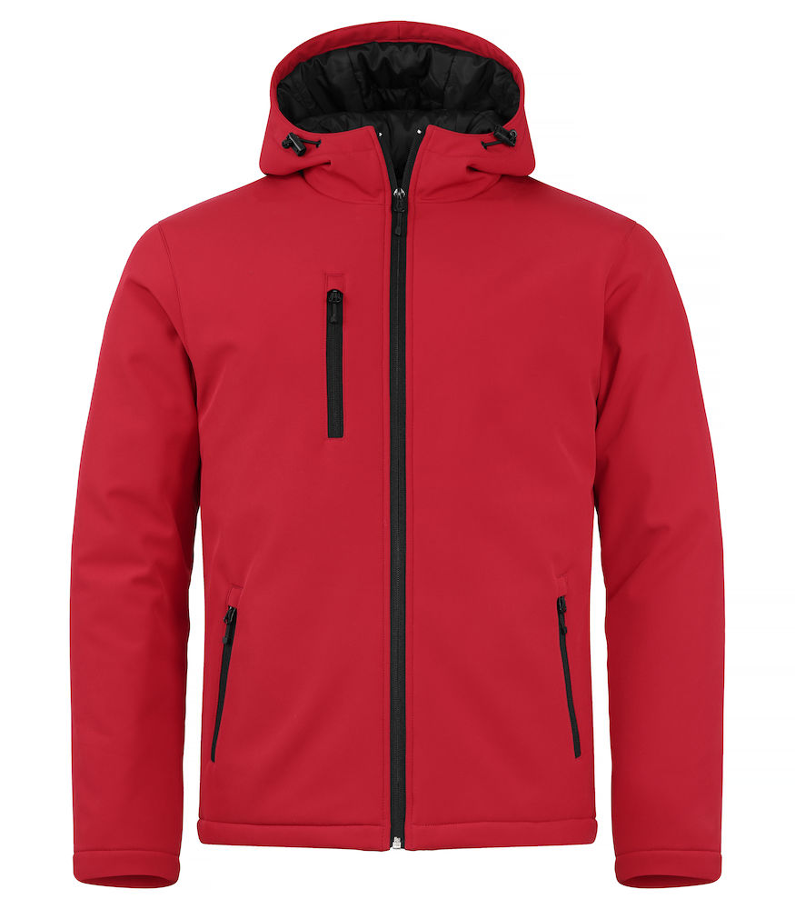 Men's Basic Winter Hooded Softshell Jacket Clique®
