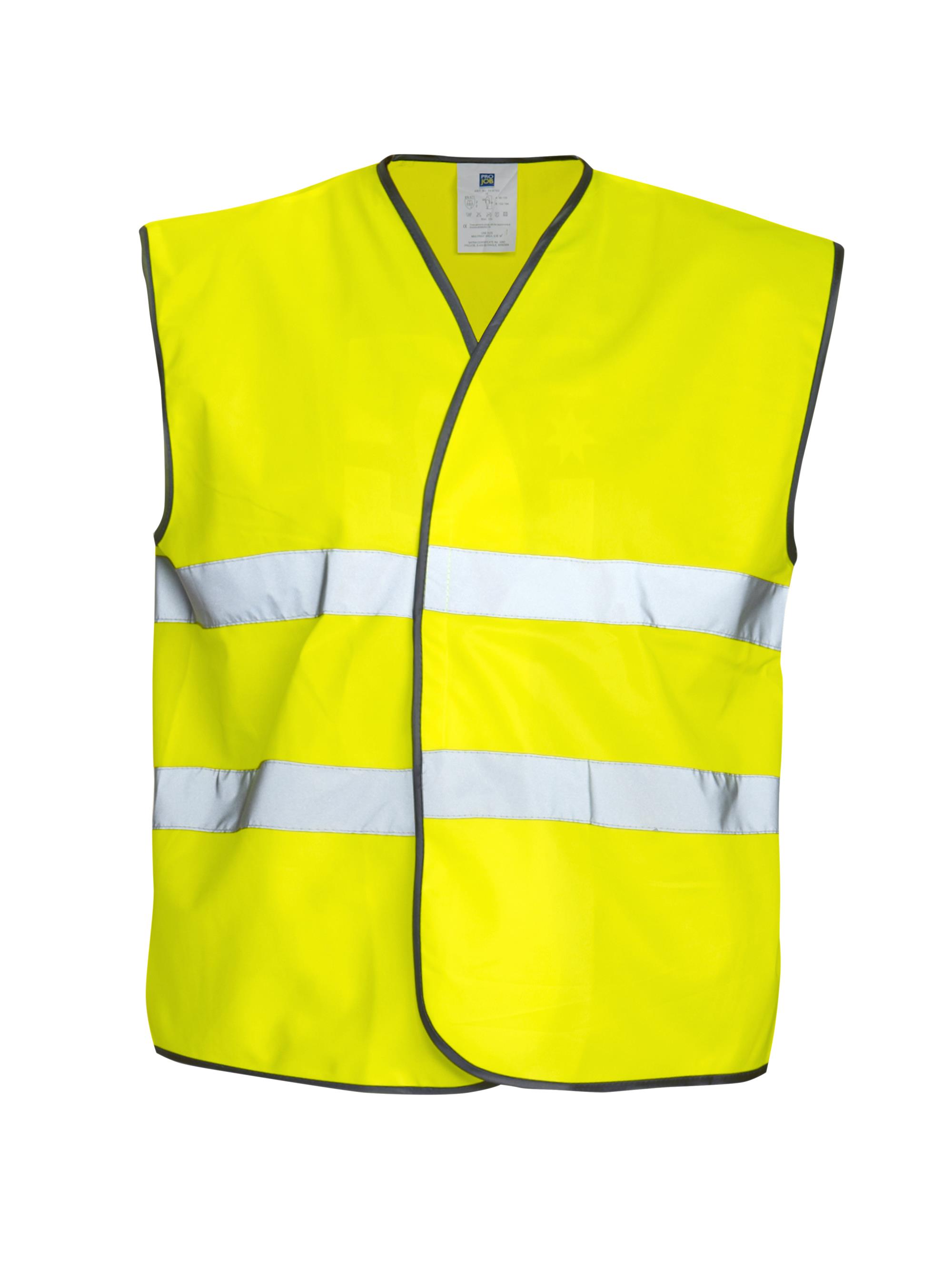 High visibility vest EN ISO 20471 class 2 ProJob® yellow