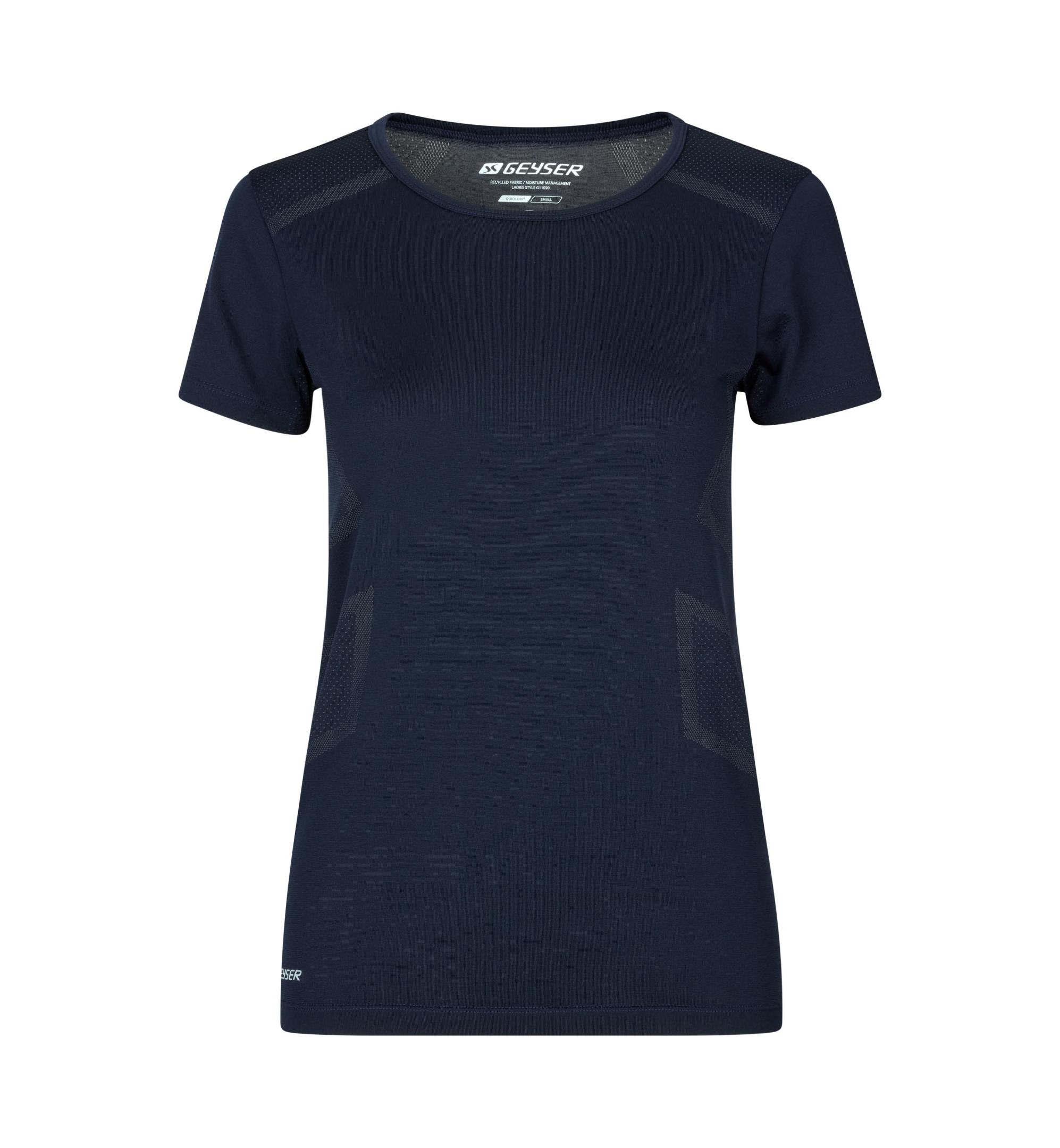 Damen Performance T-Shirt Seamless GEYSER by ID® Navy 3XL