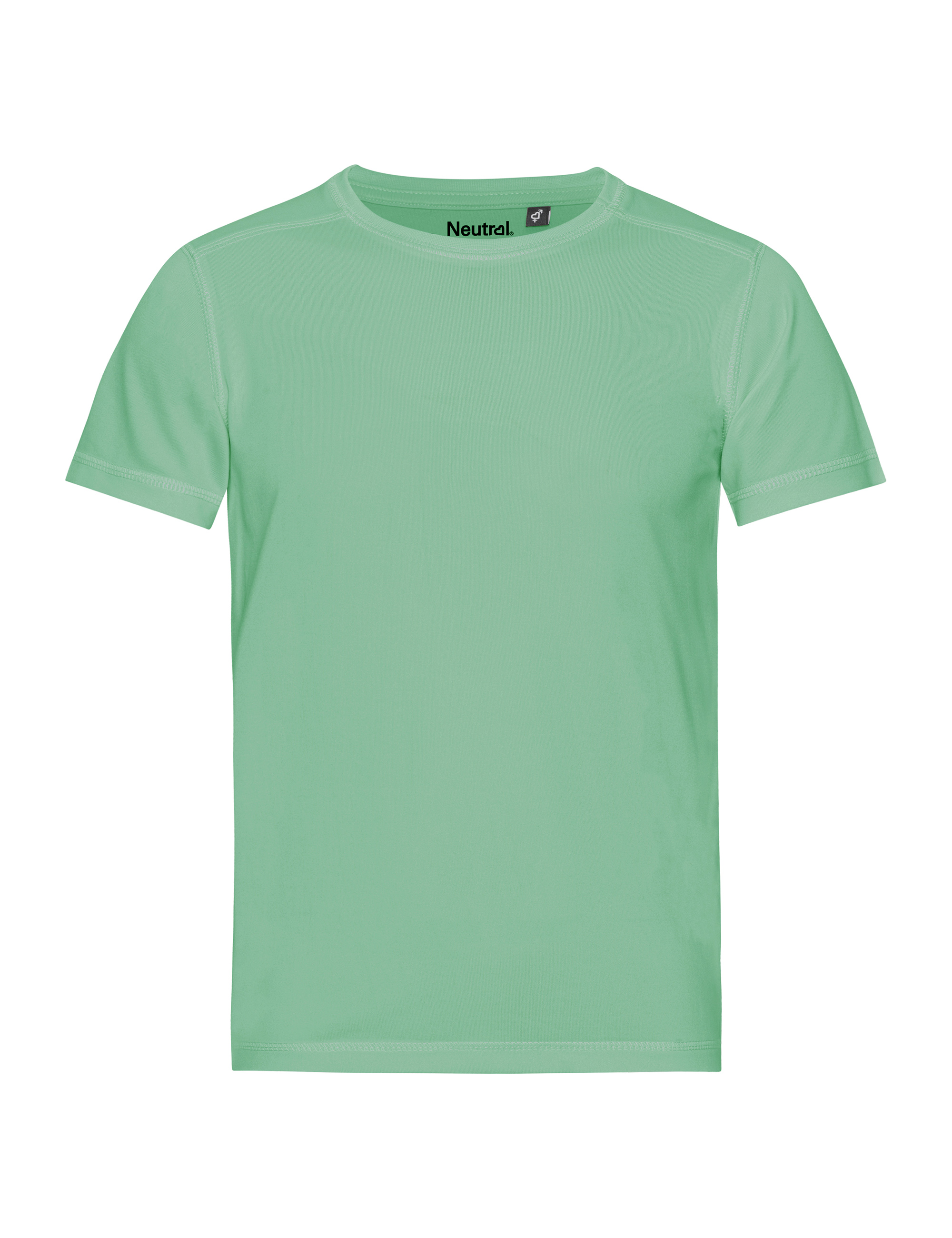 Fairtrade Recycled Performance Kinder-T-Shirt 155 g/m² Neutral® Dusty Mint  92/98 cm