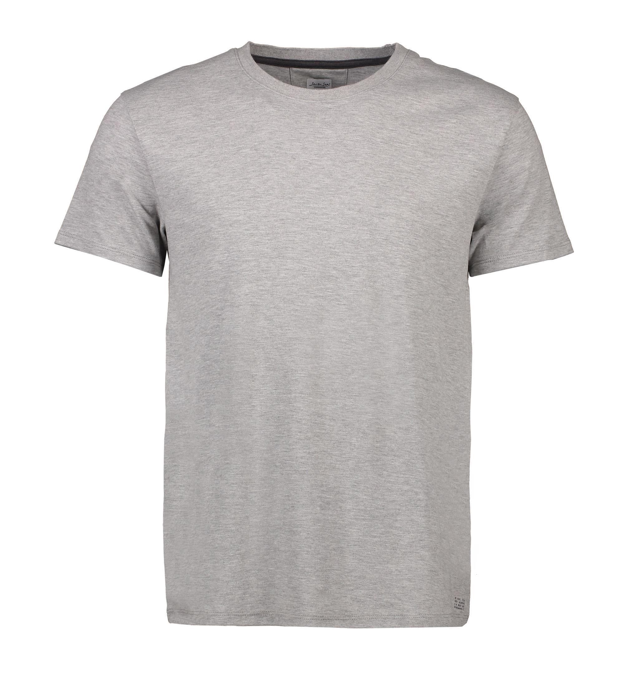 T-Shirt Interlock 180 g/m² Seven Seas® Hellgrau meliert S