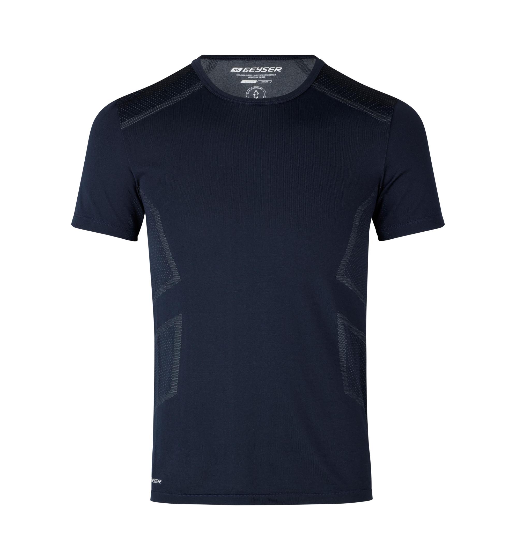 Herren Performance T-Shirt Seamless GEYSER by ID® Navy M