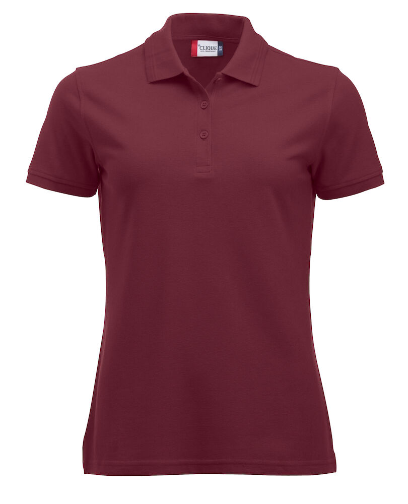 Ladies Workwear Polo Shirt Manhattan 200 g/m² Clique® Bordeaux 38 L