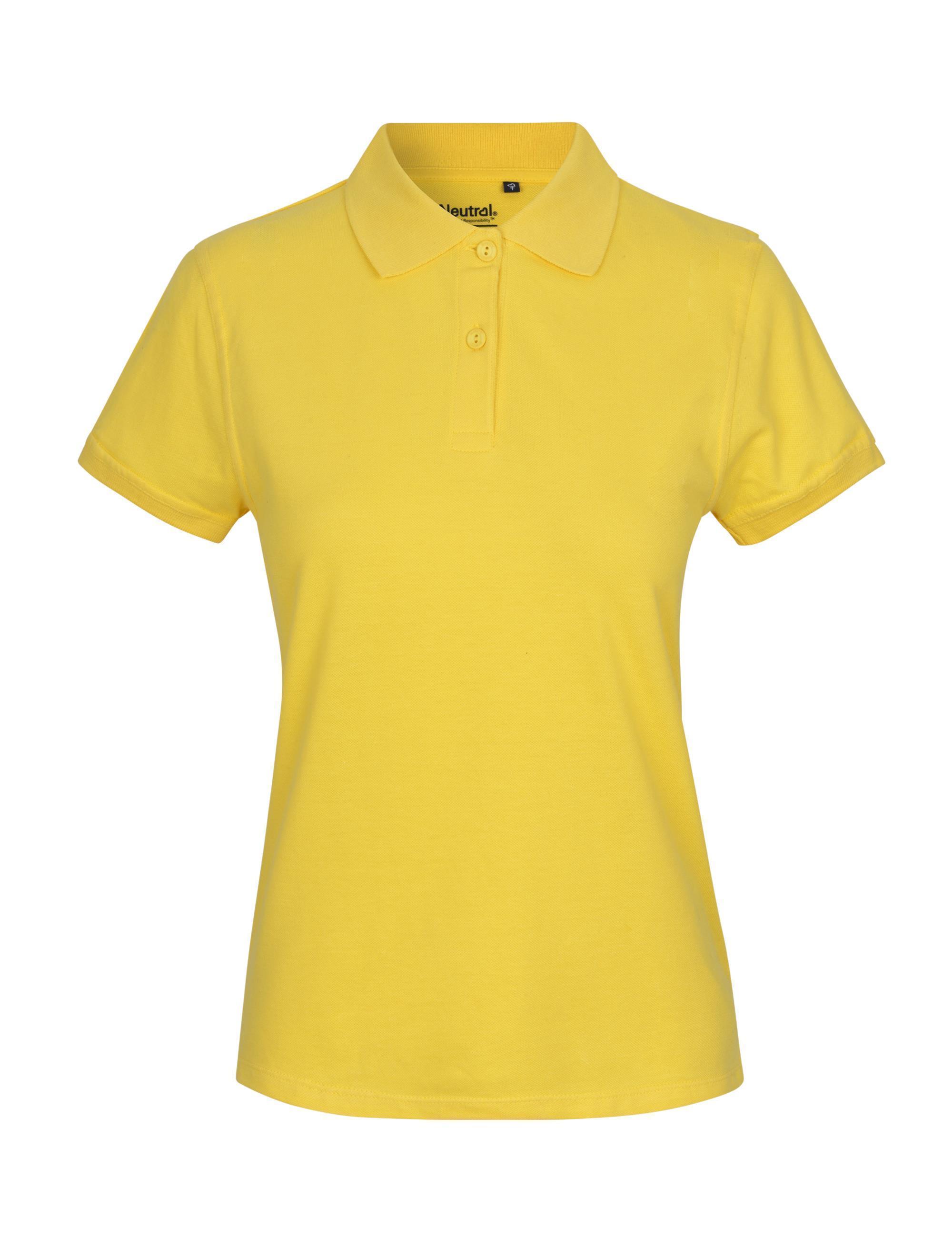 Organic Fairtrade Damen Poloshirt 235 g/m² Neutral® Yellow XXL