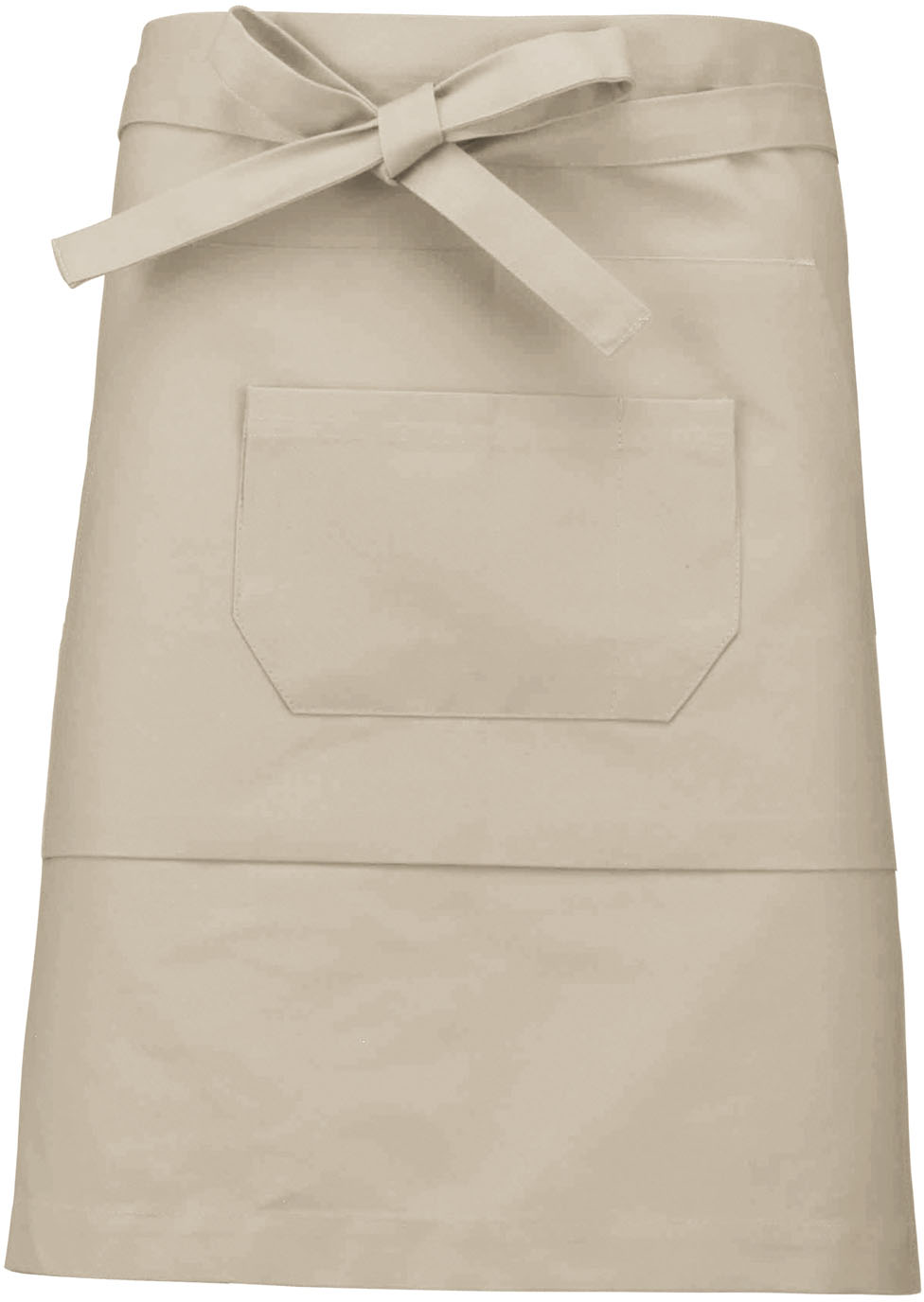 Medium length apron 90 x 50 cm Kariban® Beige One Size