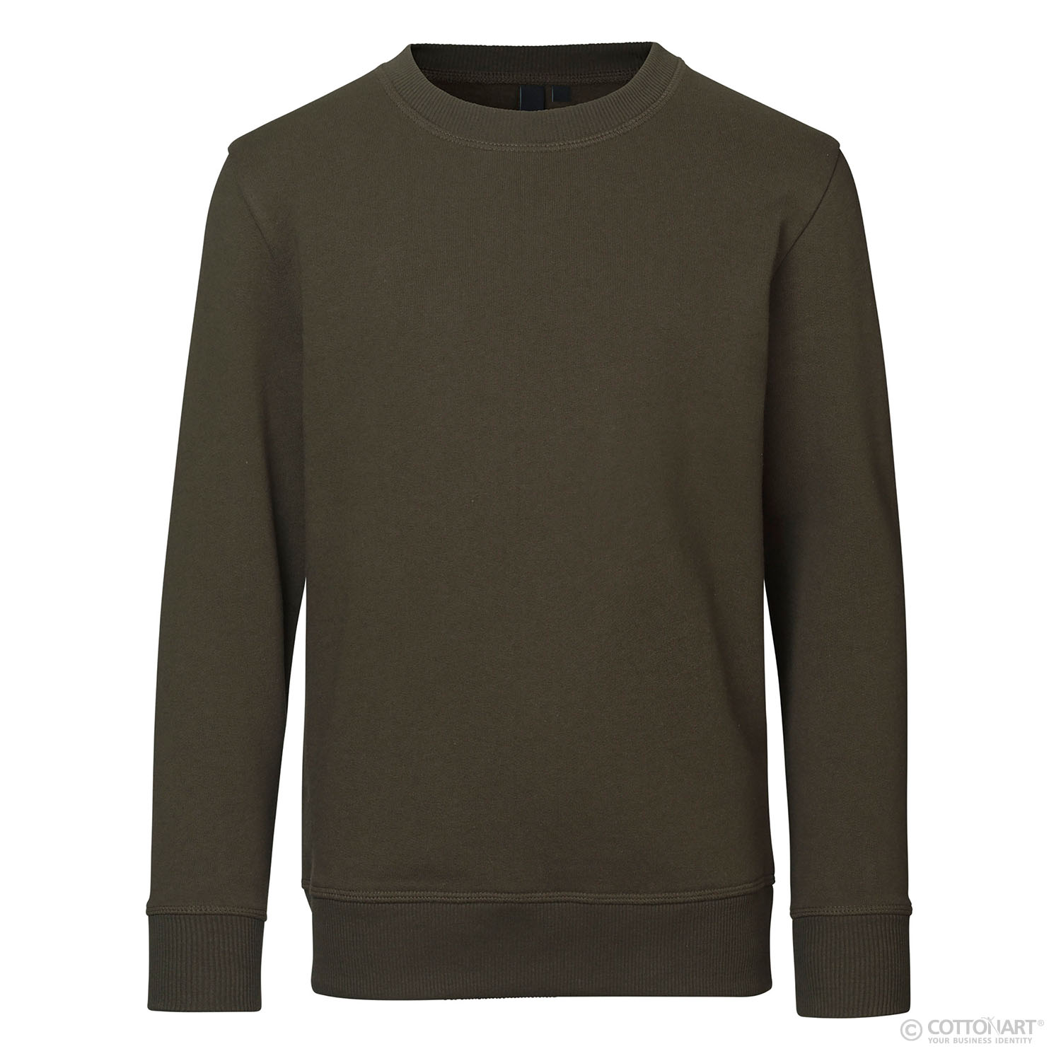 Kinder CORE Sweatshirt Classic 300 g/m² ID Identity® Oliv 12/14