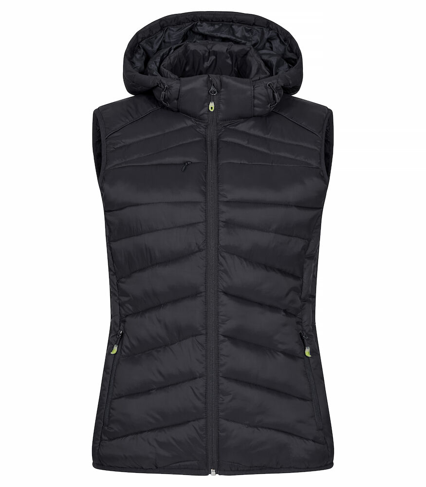 Damen Steppweste Idaho Clique® Schwarz XXL