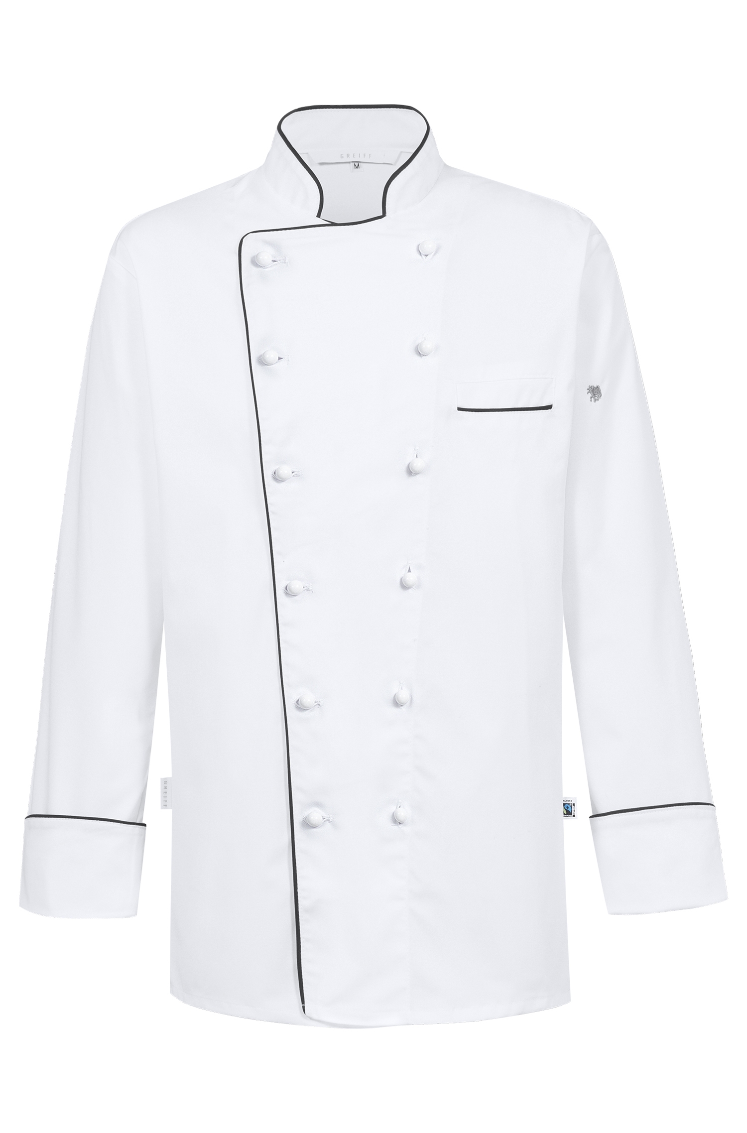 Chef's jacket with Greiff® piping