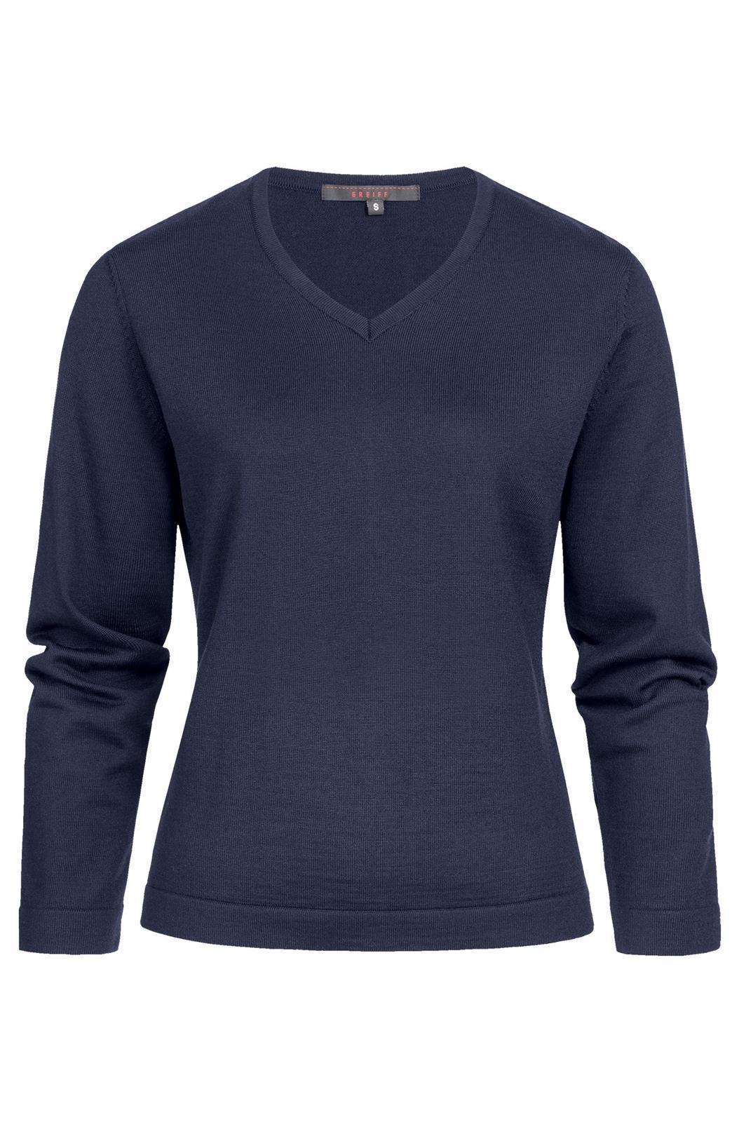 Damen Pullover Regular Fit 6050 Greiff® Dunkelblau XXL