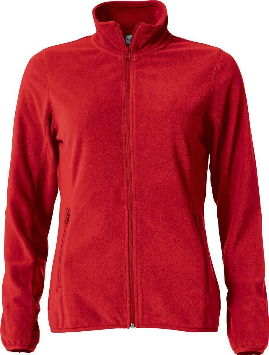 Damen BASIC Microfleece-Jacke Clique® Rot  XXL