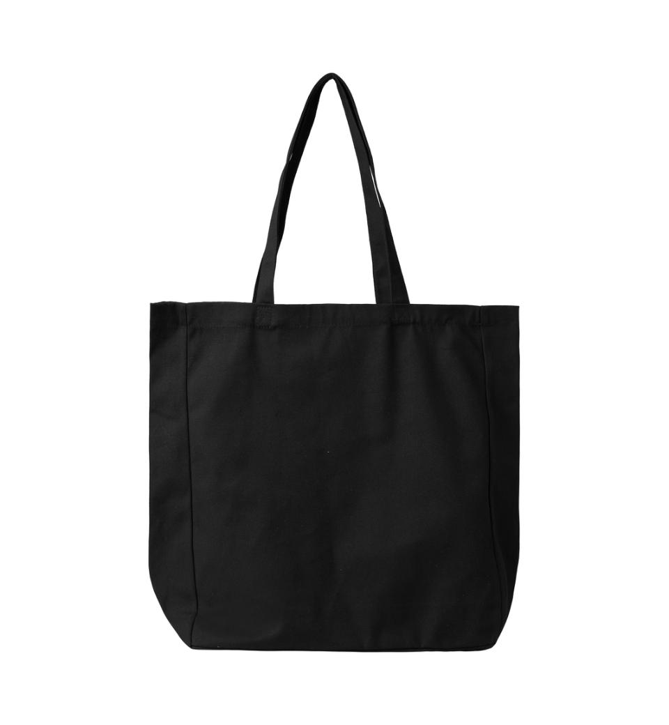 Schwere Baumwolltasche 42 x 38 x 12 cm ID Identity® Schwarz