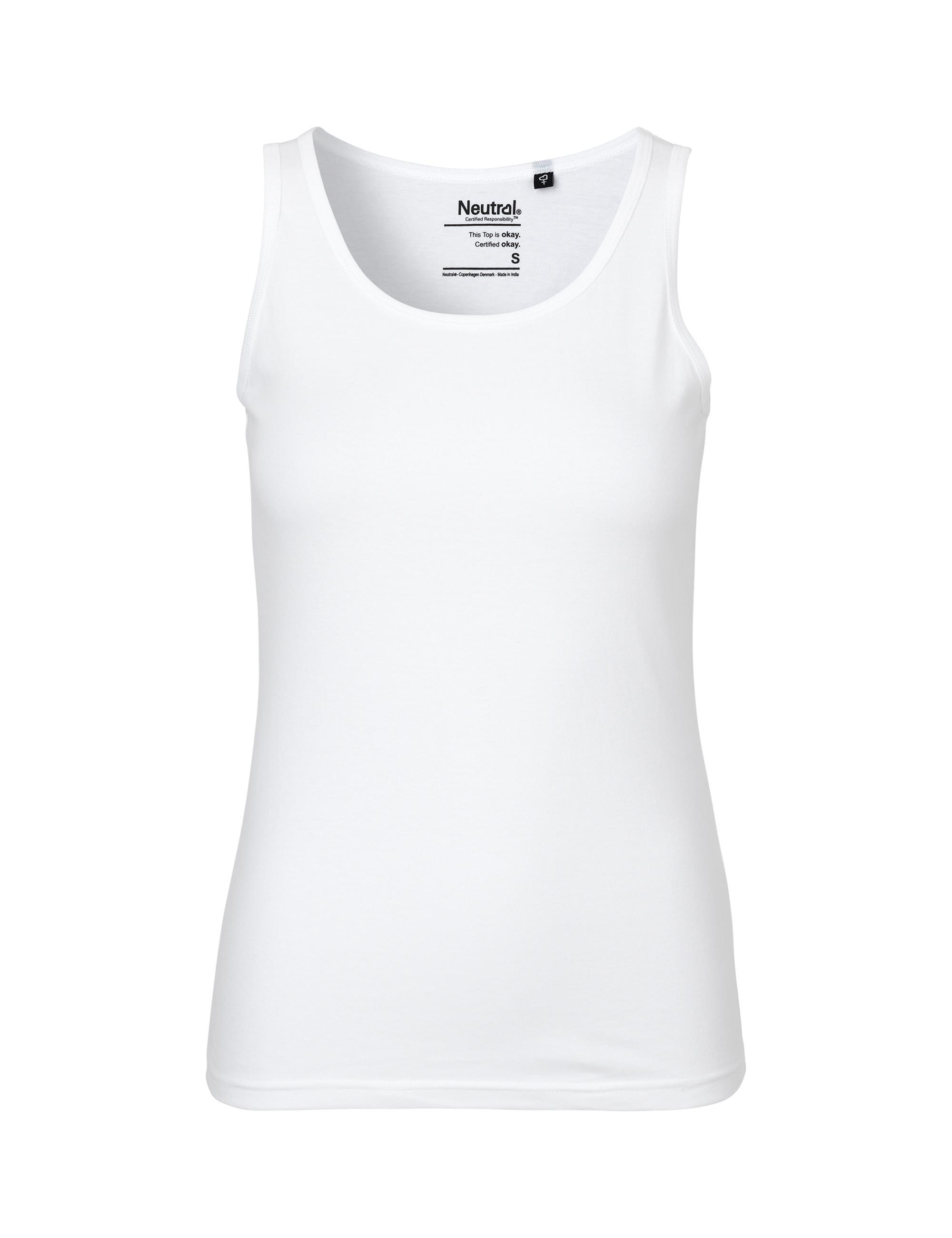 Organic Fairtrade Damen-Tank-Top 155 g/m² Neutral® White XXL