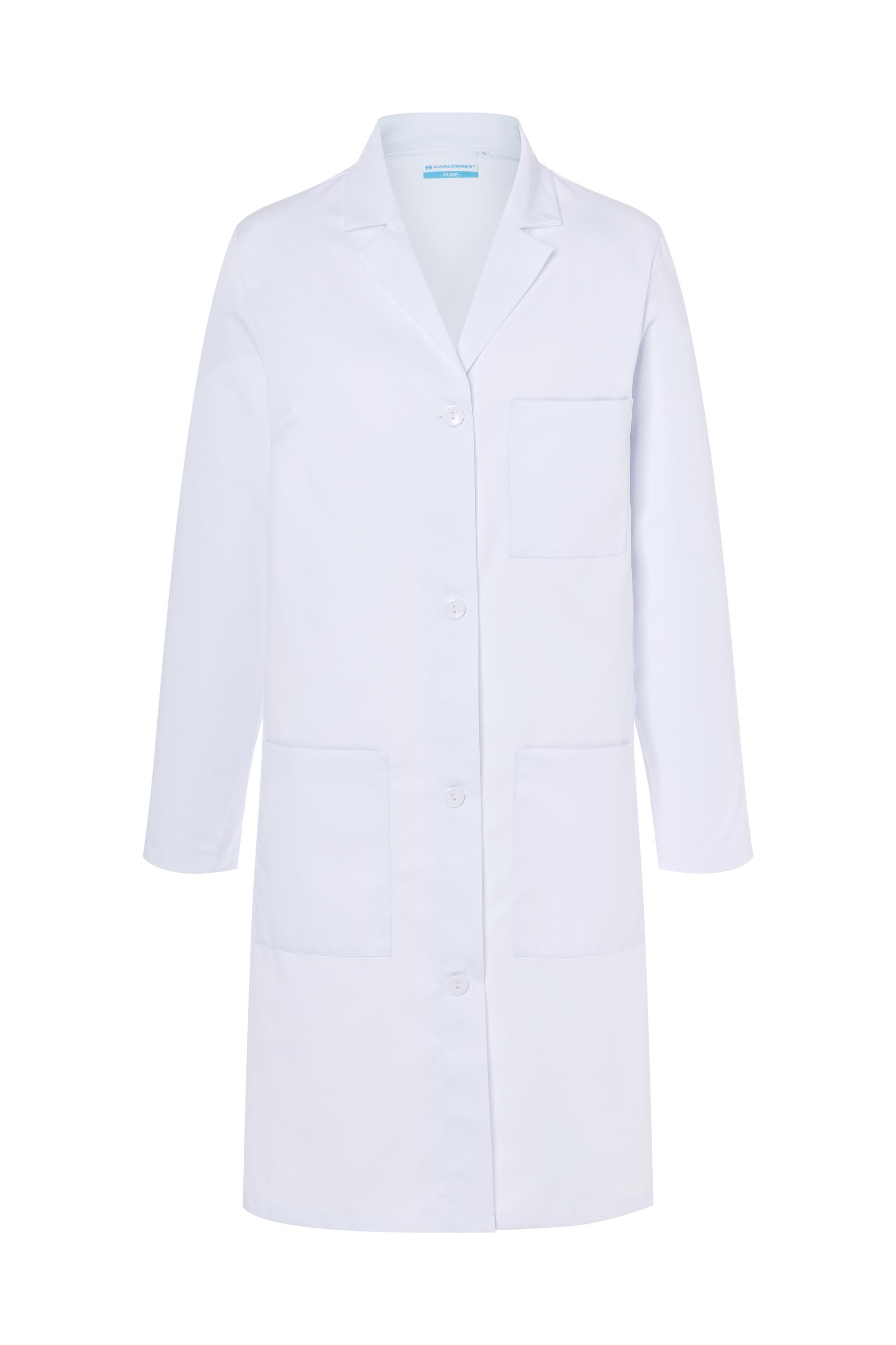 Ladies lab coat blended fabric 195 g/m² Karlowsky® white XXL (44)