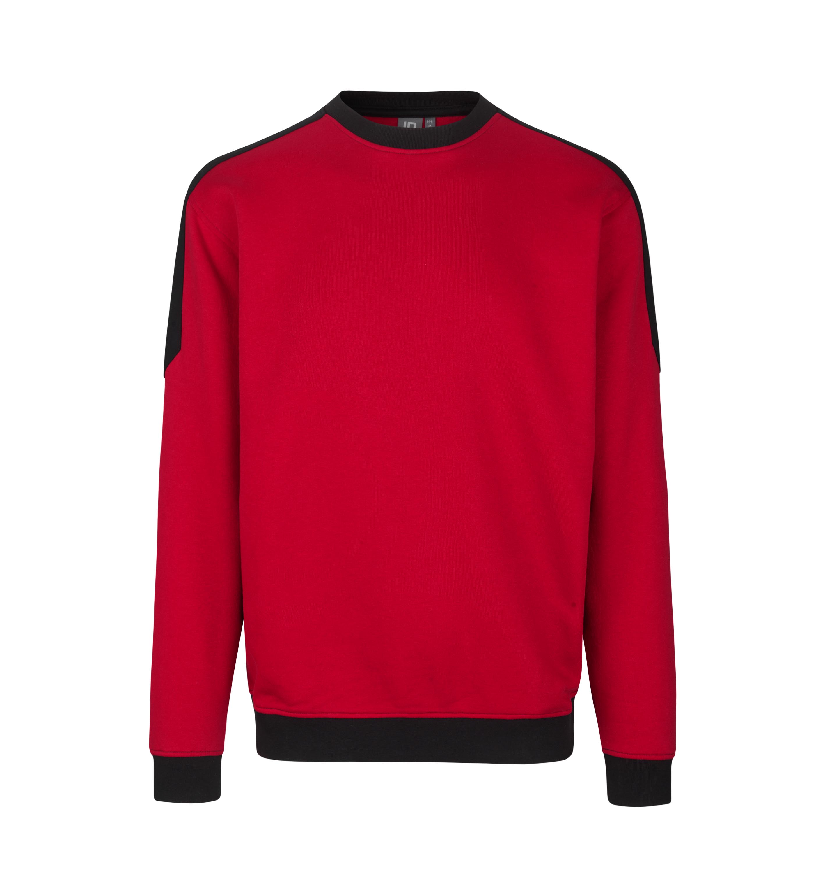 PRO Wear Arbeits-Sweatshirt Kontrast 290 g/m² ID Identity® Rot 4XL