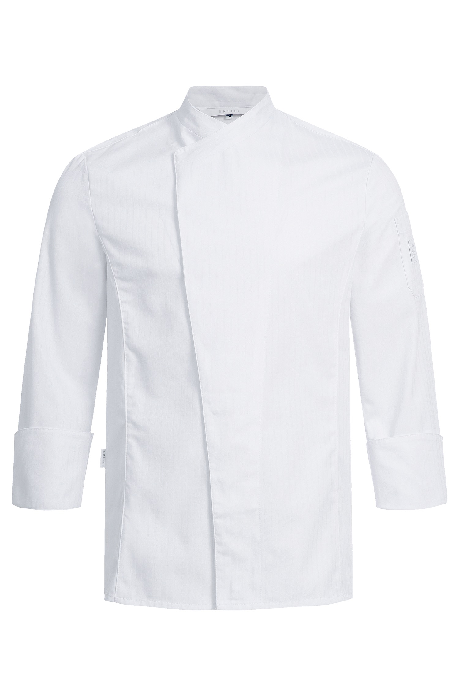 Men's Cooking Jacket RF 5544 Greiff® White Satin Stripe XL