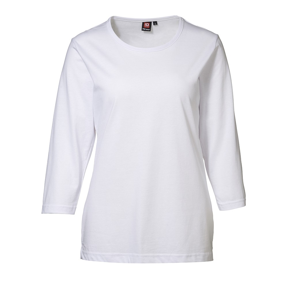 PRO Wear Damen Arbeits-T-Shirt 3/4 Arm 220 g/m² ID Identity® Weiß M