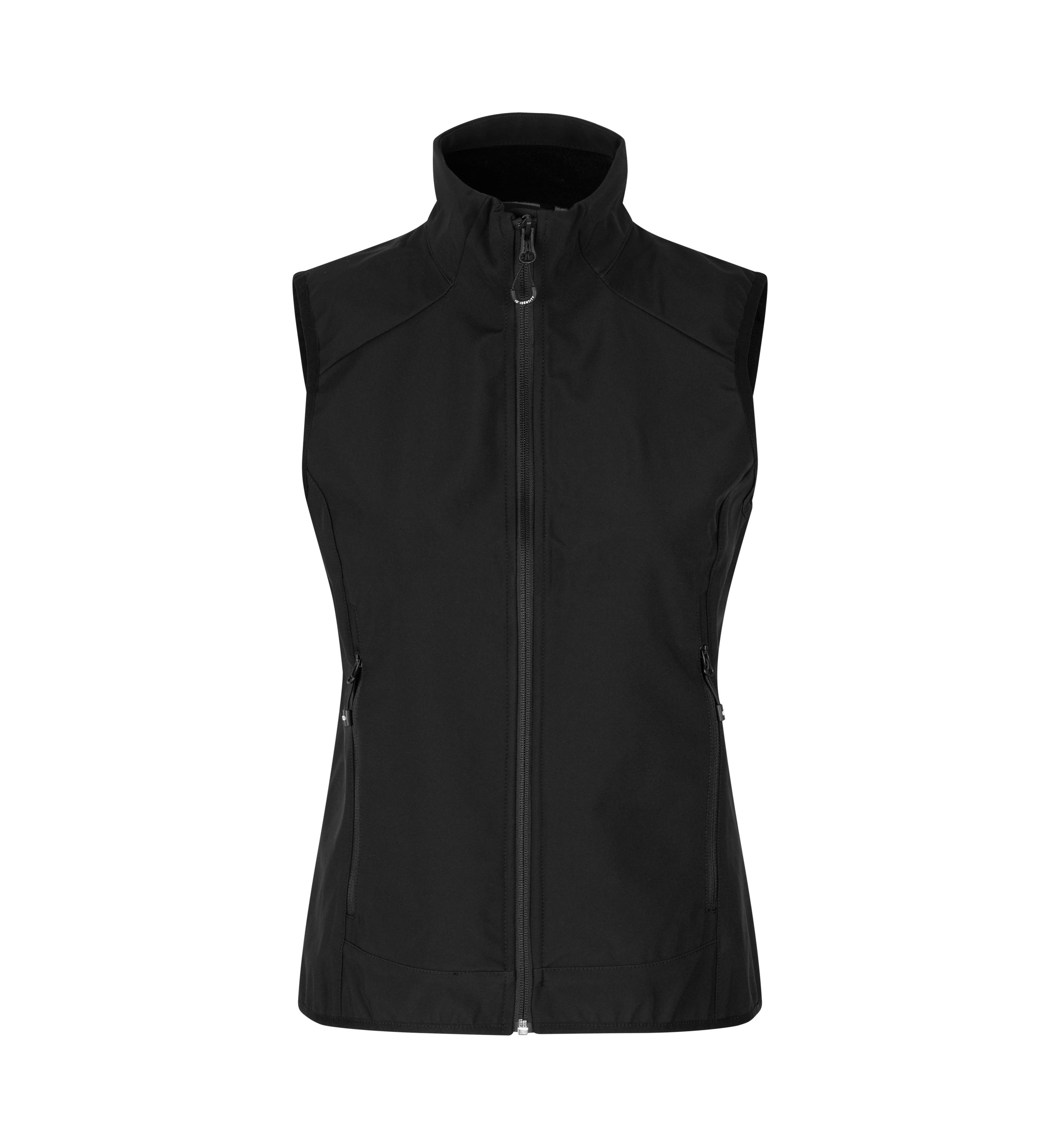 Ladies functional softshell vest ID Identity® Black 3XL