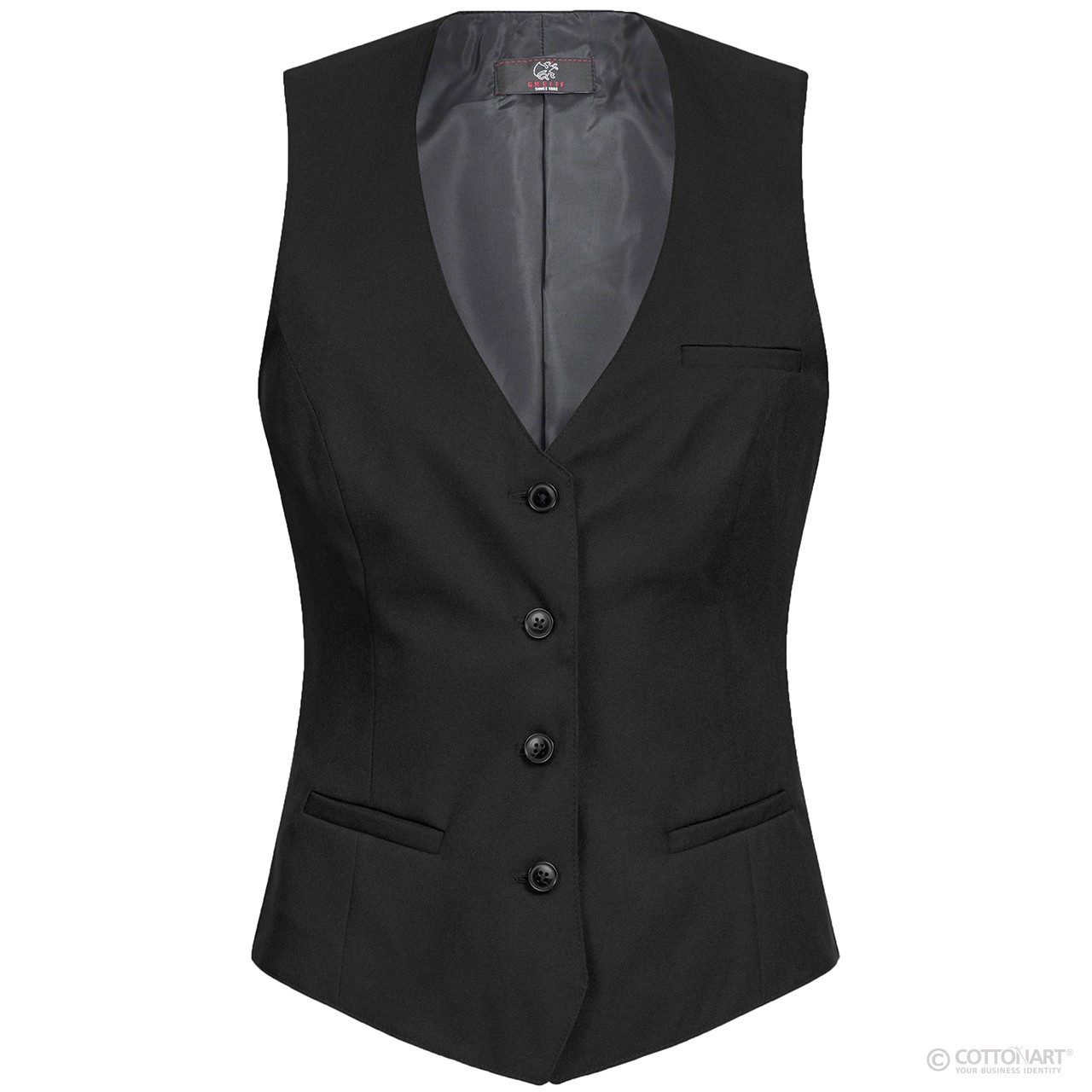 Ladies' vest Simple RF 8222 Greiff® Black 52