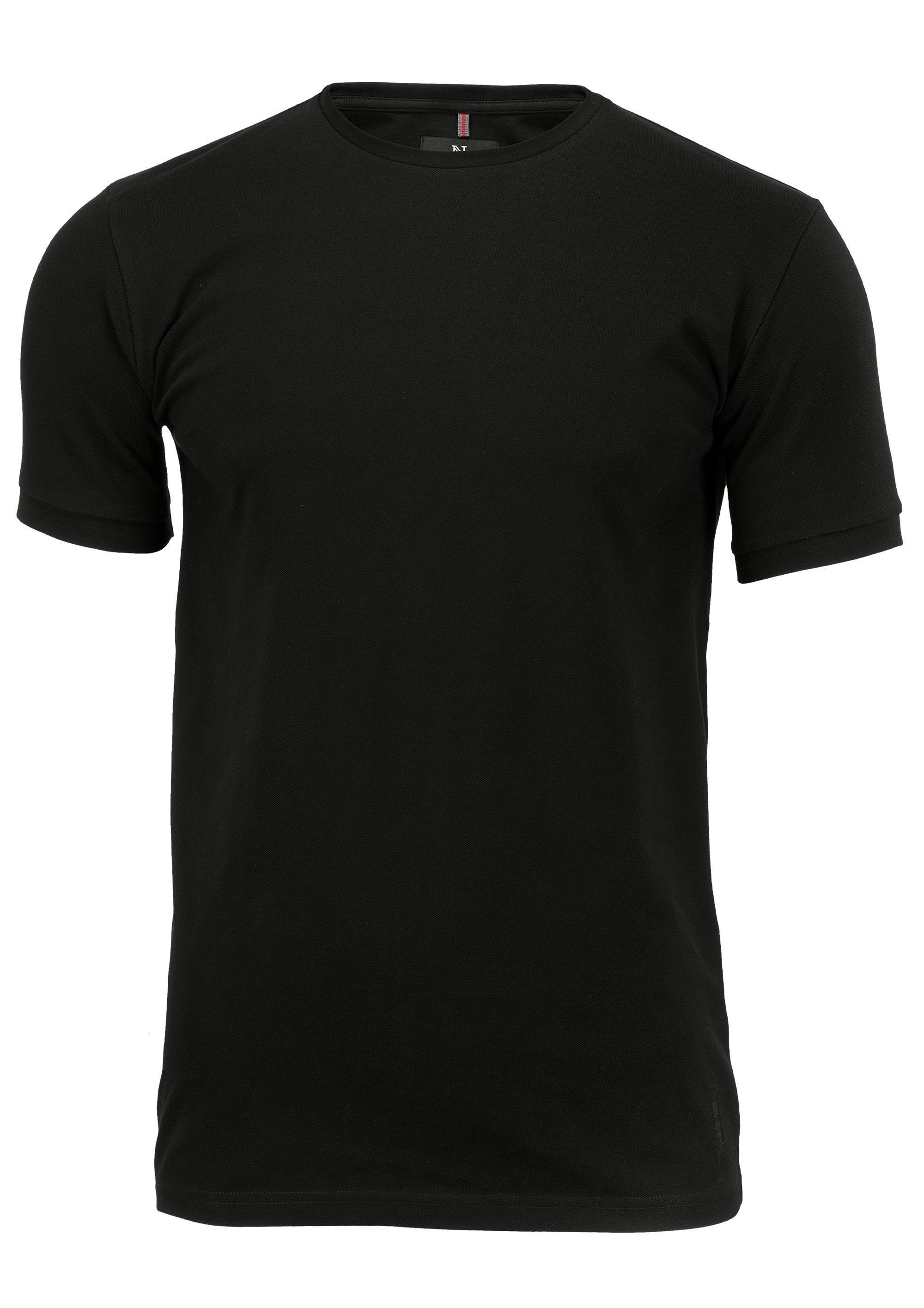 Herren Bio-Baumwoll-Pique-T-Shirt Danbury 230 g/m² Nimbus® Schwarz S