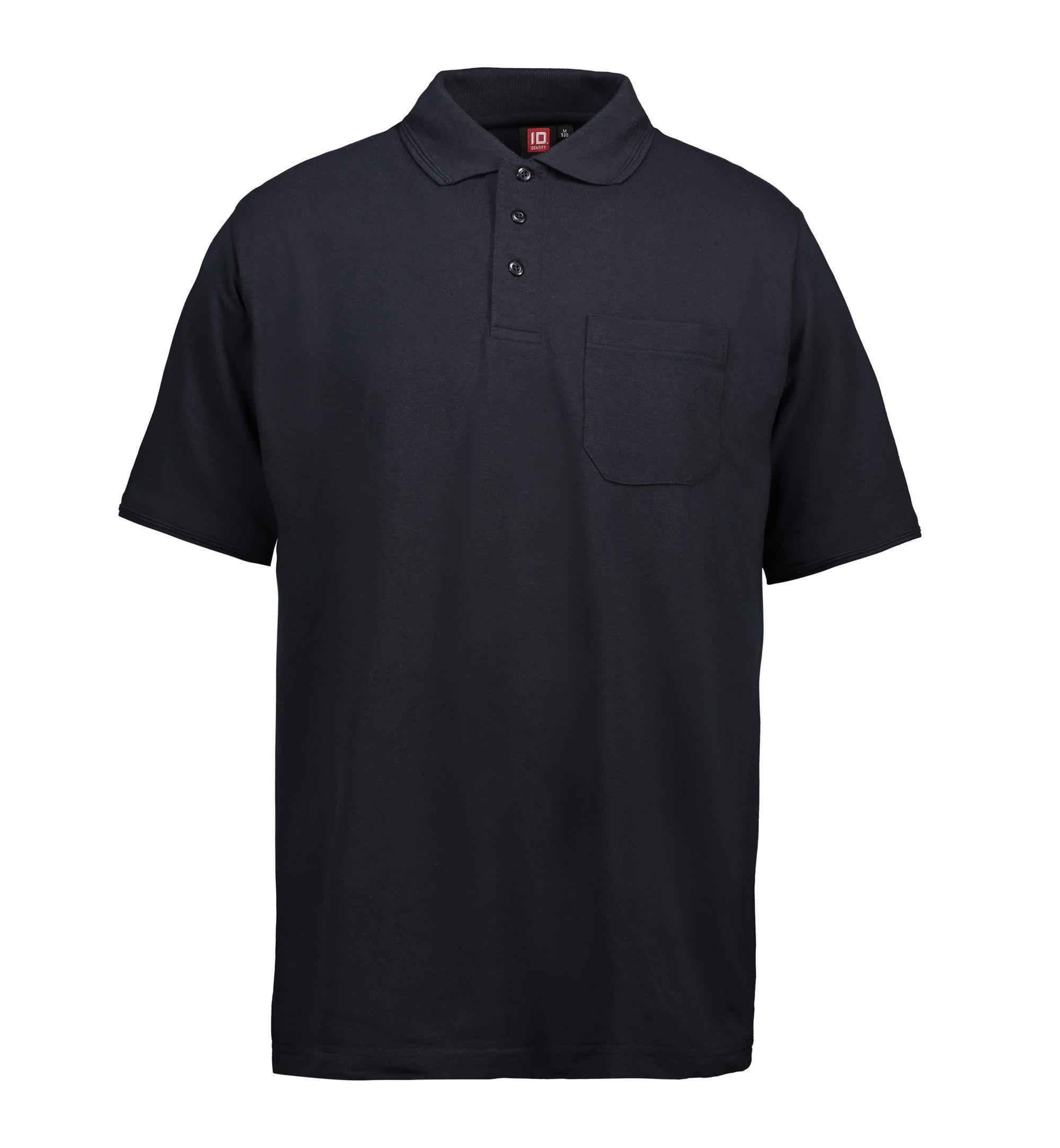 Klassisches Herren Poloshirt mit Tasche 180 g/m² ID Identity® Navy M