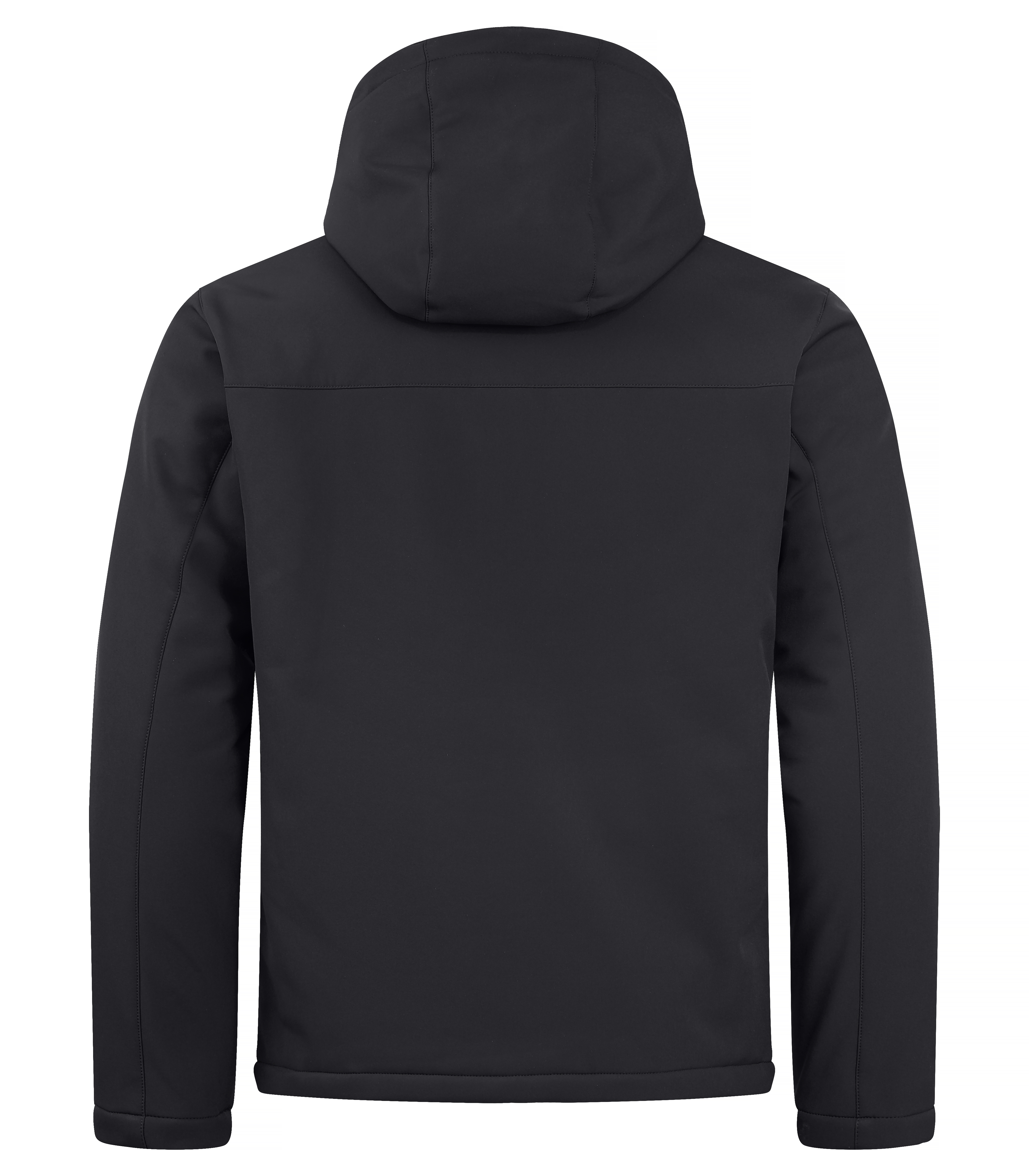 Men Basic Winter Hooded Softshell Jacket Clique® Black (99) XL