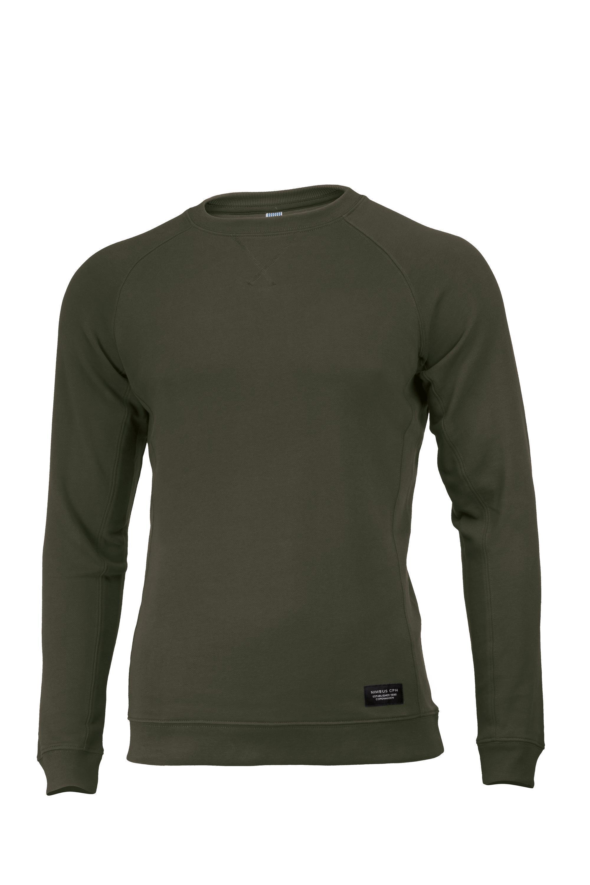 Men's organic cotton sweatshirt Newport 300 g/m² Nimbus® Olive M