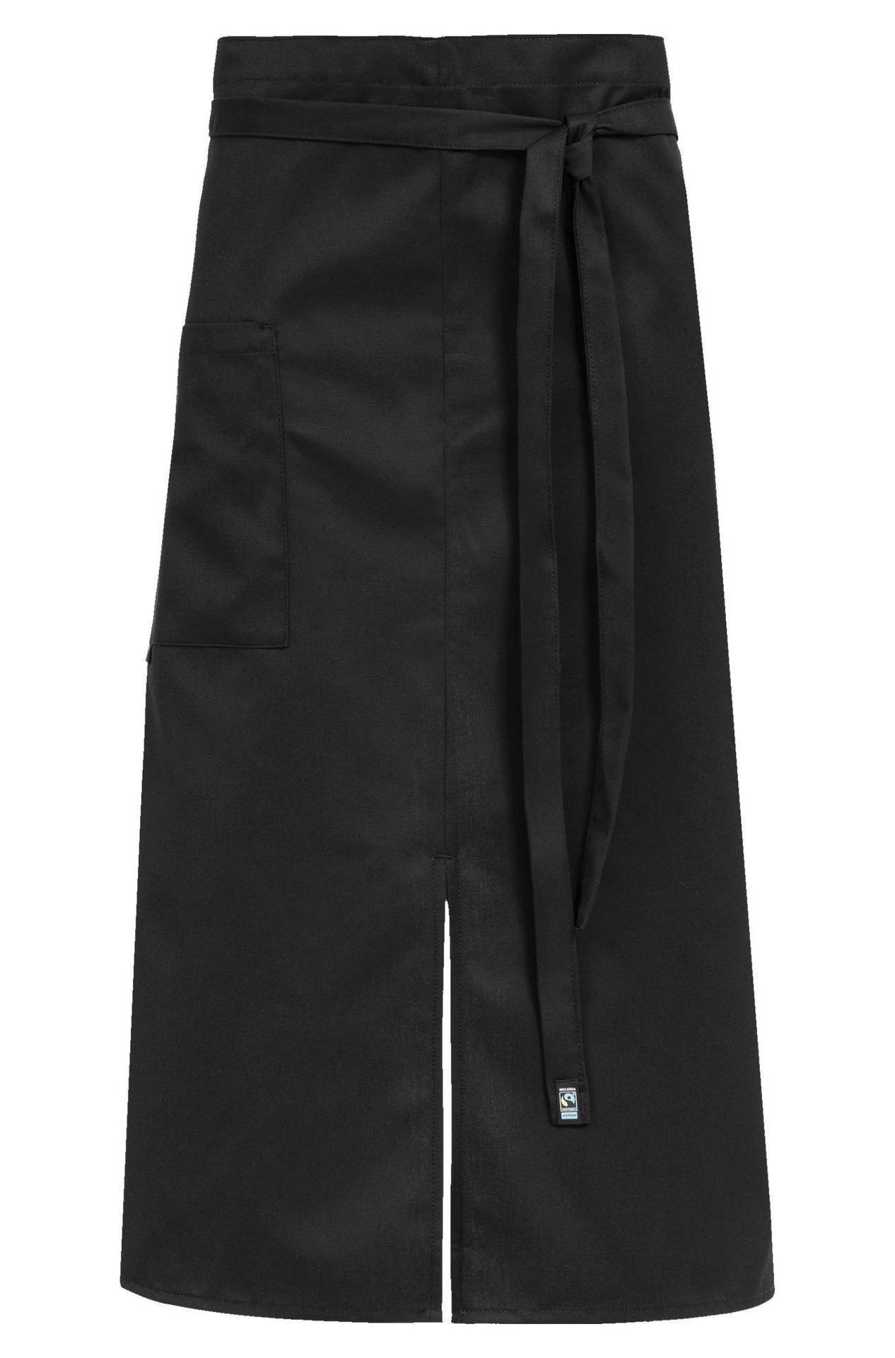 Bistro apron with slit 4128 100 x 80 cm Greiff® Black