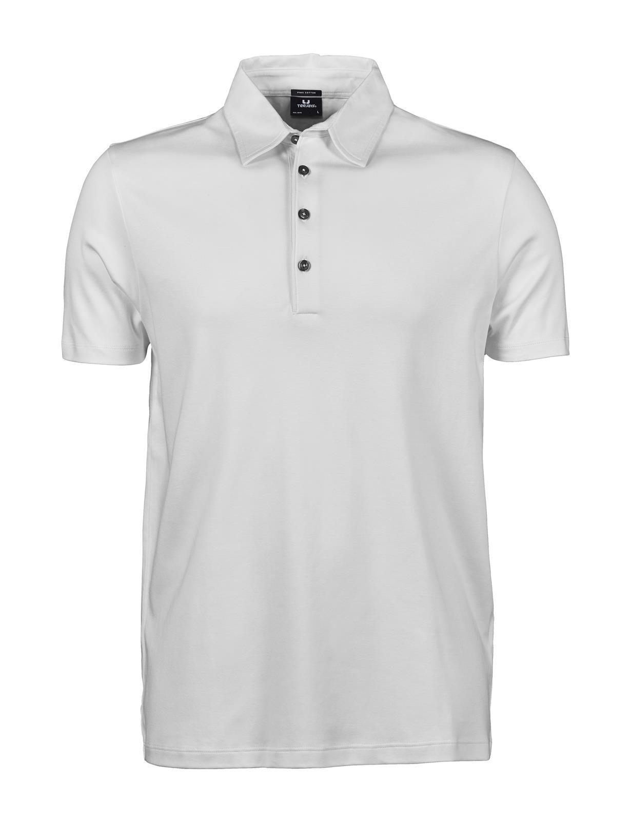 Pima Cotton Polo Tee Jays® White 3XL