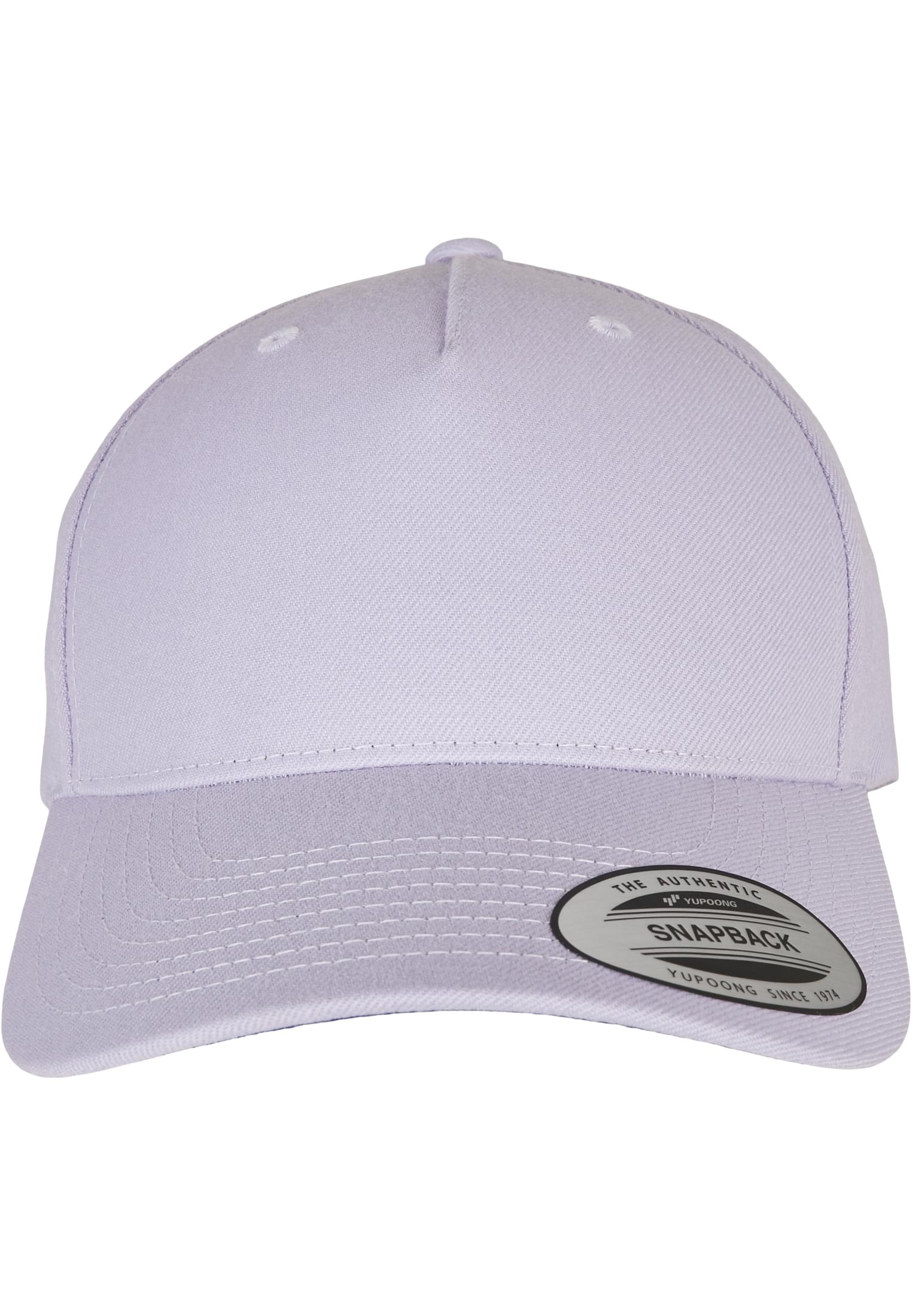 YP Classics 5-Panel Premium curved Snapback Cap Flexfit® Light Purple