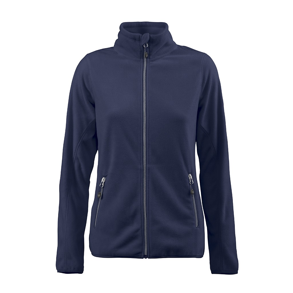 Ladies lightweight microfleece jacket Twohand 180gr/m² Printer® navy (600) XXL