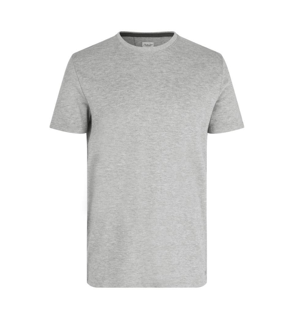 T-Shirt Interlock 180 g/m² Seven Seas® Hellgrau meliert S