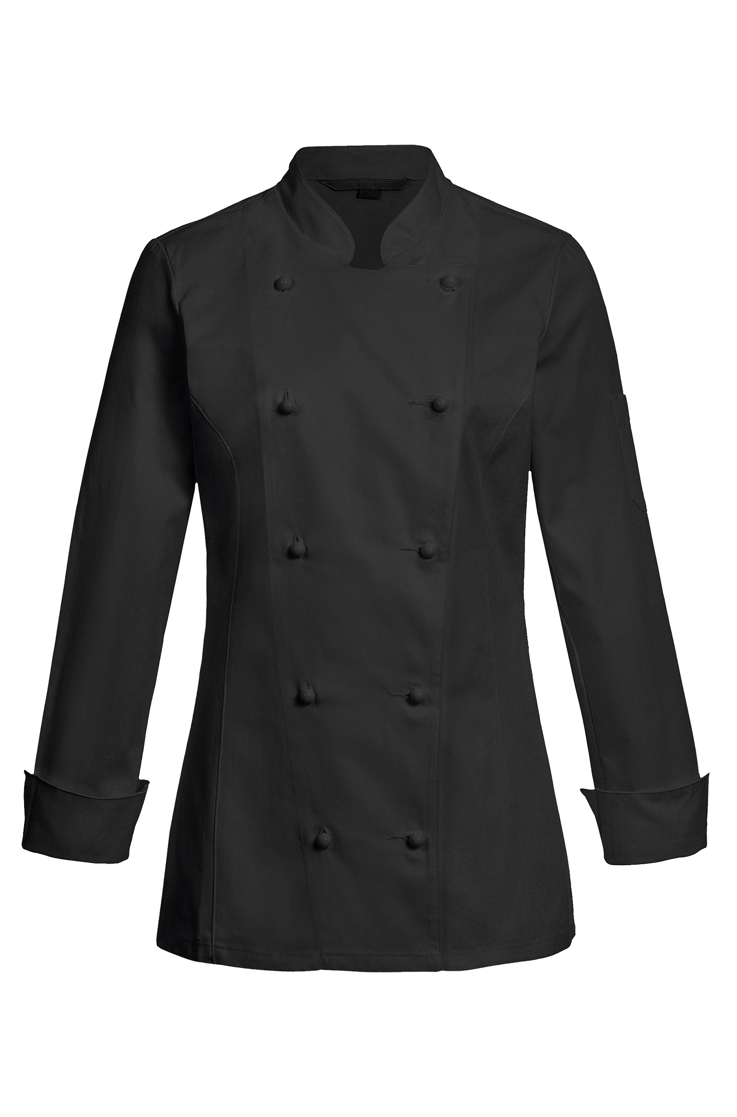 Ladies' Cooking Jacket Regular Fit 5407 Green Button Greiff®
