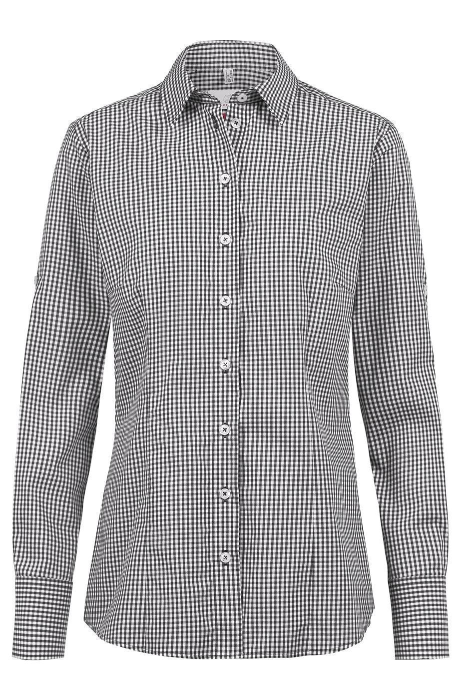 Ladies checkered regular fit blouse 65213 Greiff®