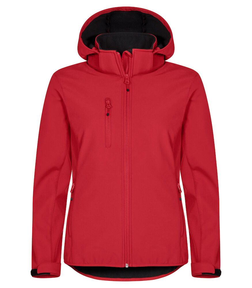 Classic ladies softshell jacket with hood Clique®.