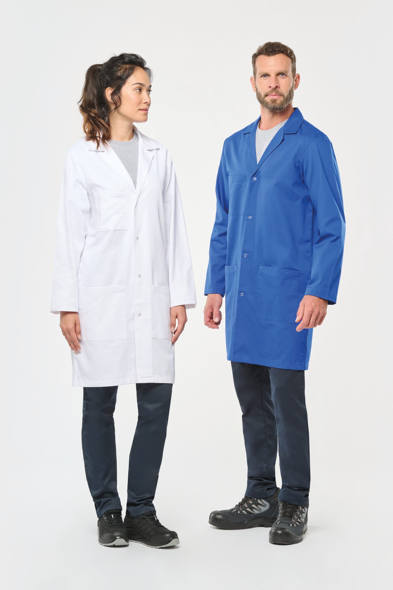 Premium lab coat 100% cotton 200 g/m² Kariban® Royal Blue XS