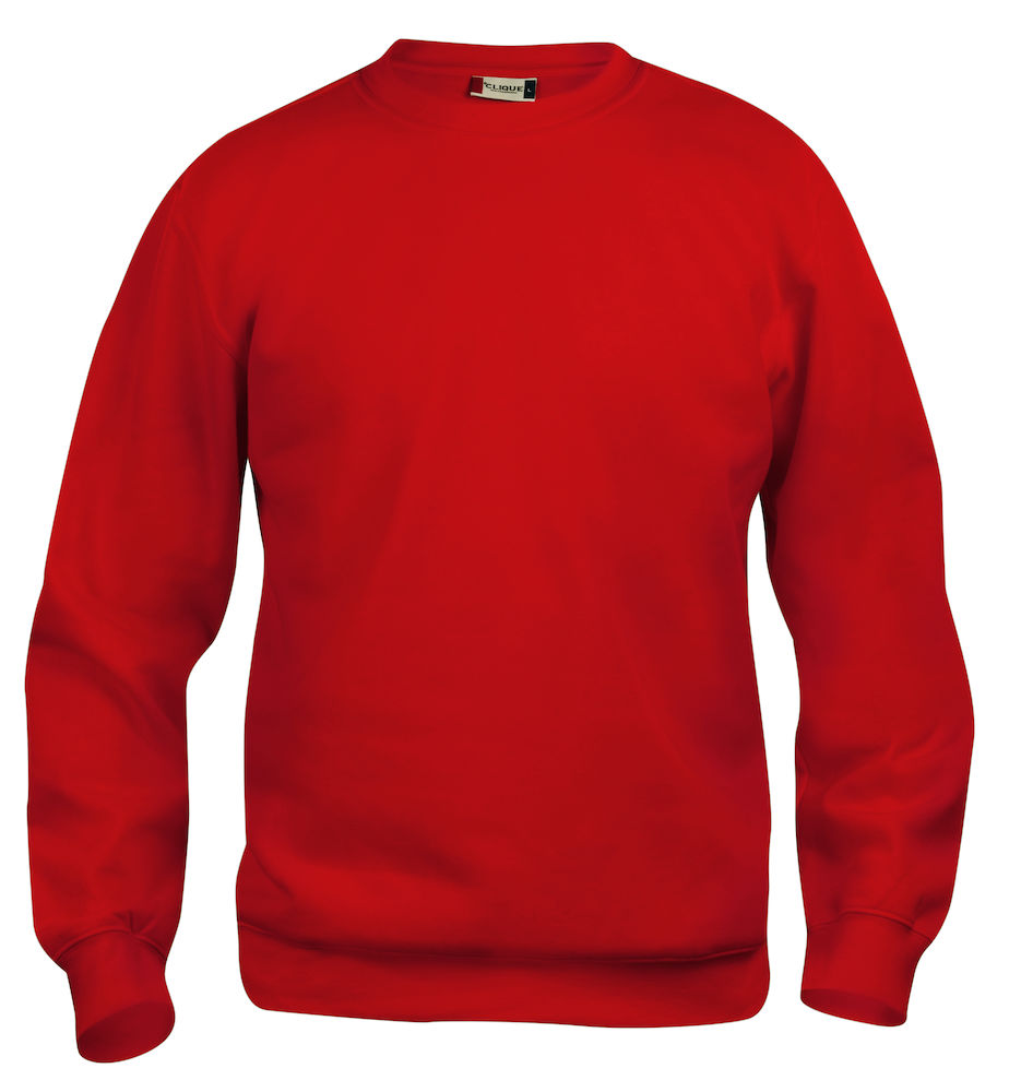 Kinder Rundhals Sweatshirt 280 g/m² Clique® Rot 35 150-160 (12-14 Jahre)