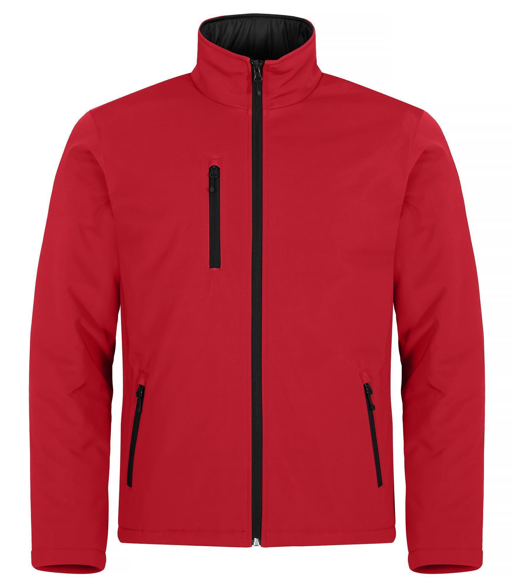 Herren BASIC wattierte Softshelljacke Clique® Rot XS