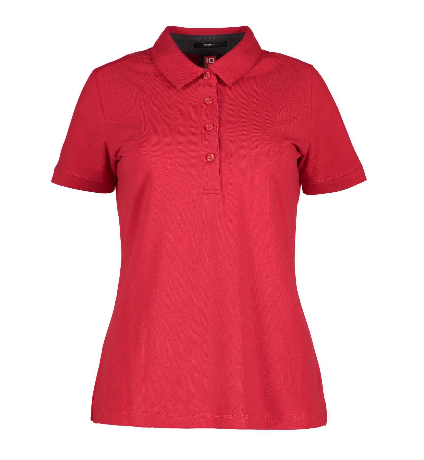 Damen Business Jersey-Poloshirt 185 g/m² ID Identity® Rot XS