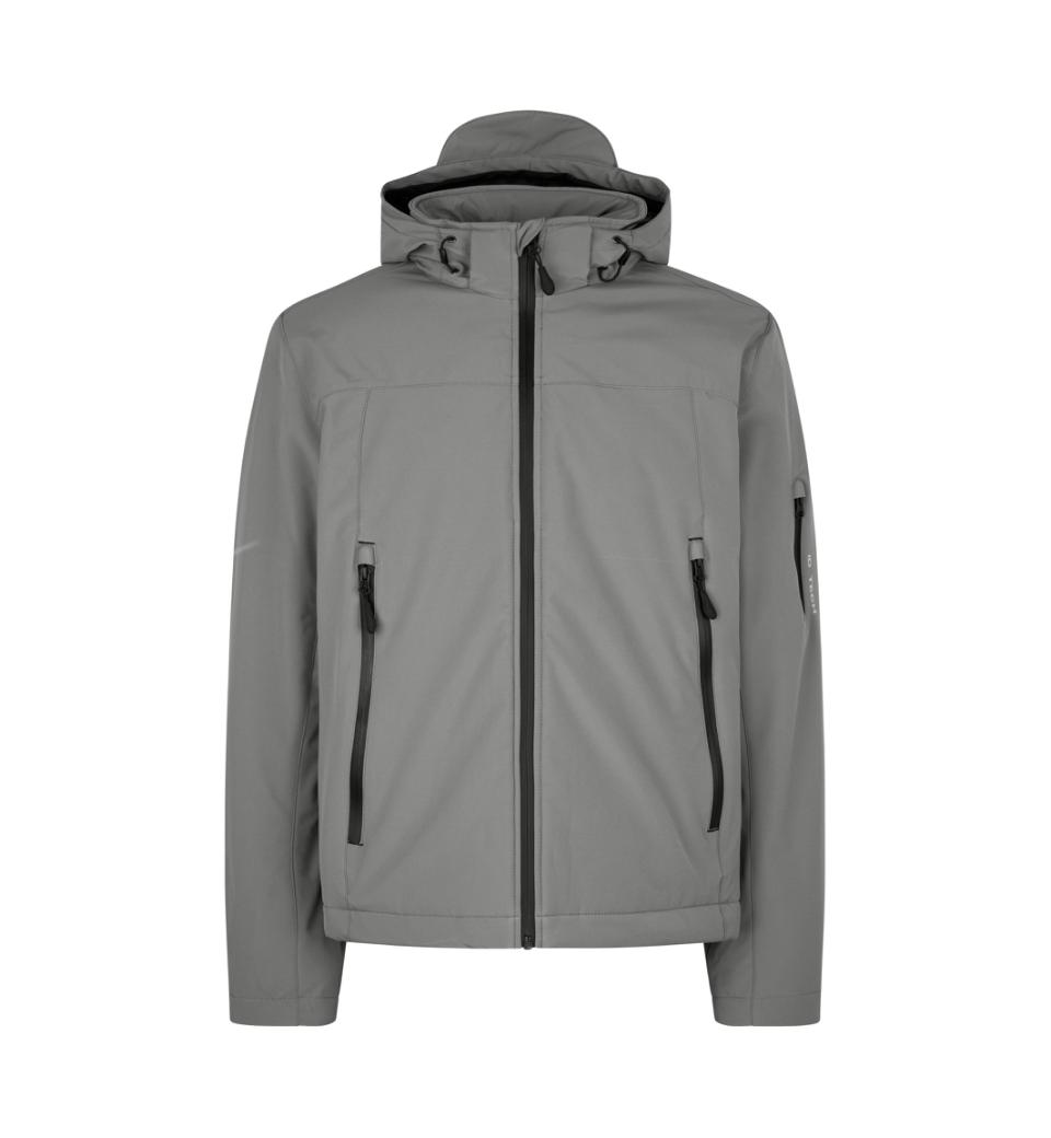 Soft Shell-Jacke Herren | Winter  ID Identity® Grau 4XL