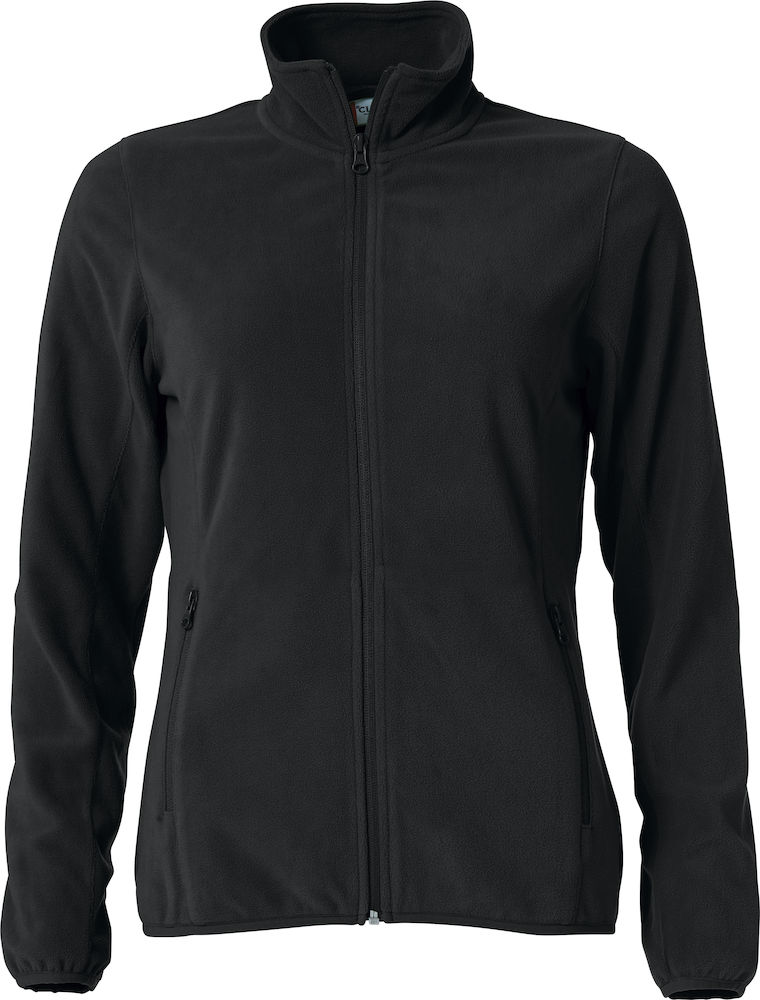 Ladies Basic Microfleece Jacket 190 g/m² Clique® Black 99 XS