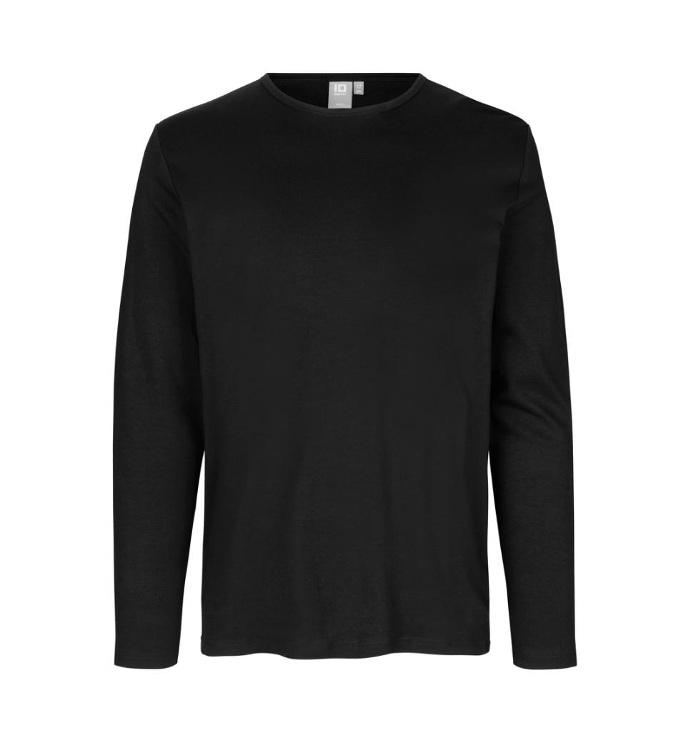 Men's Interlock T-Shirt Long Sleeve 210-220 g/m² ID Identity® Black S