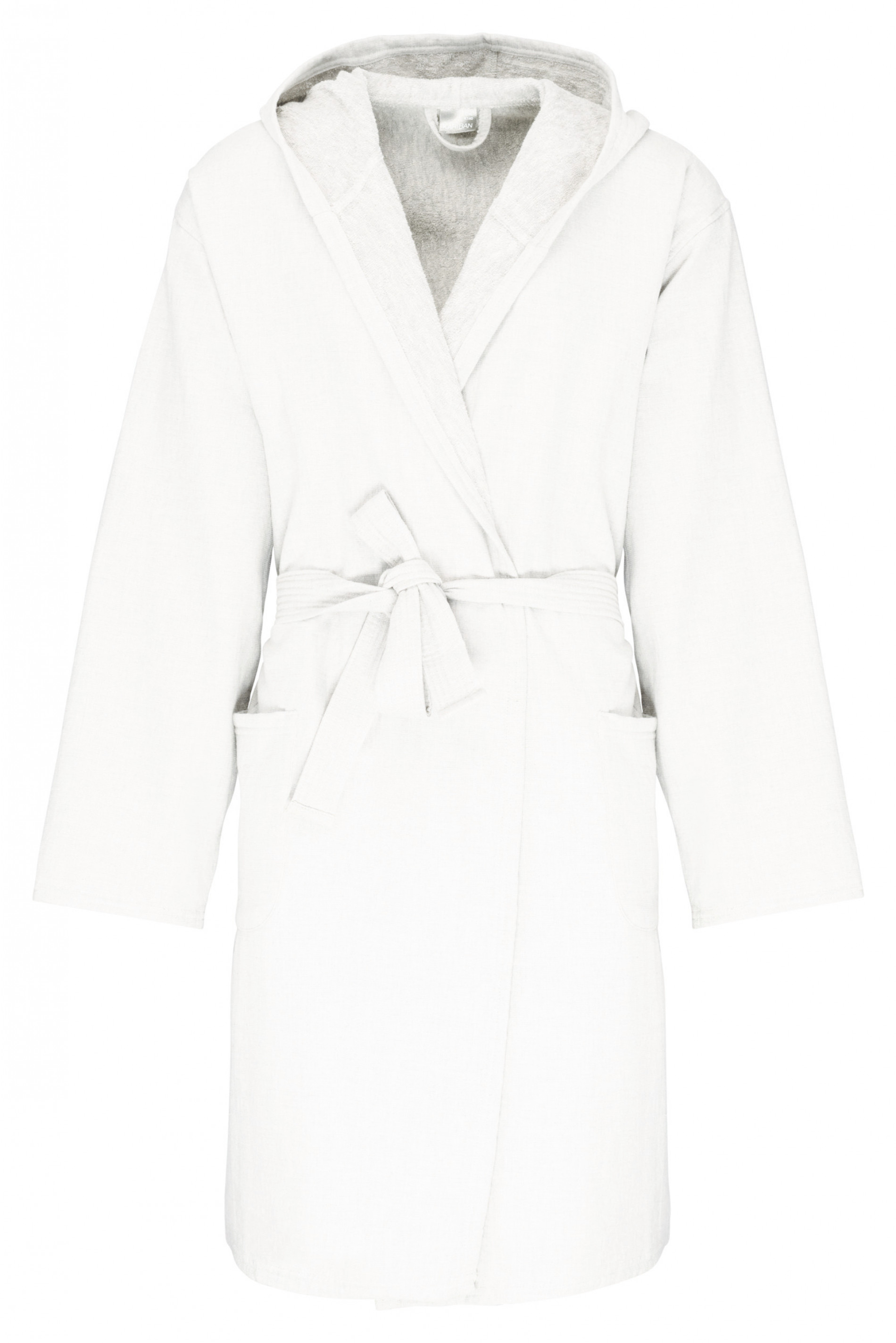 Unisex organic cotton bathrobe 270 g/m² Kariban® White XXL/3XL