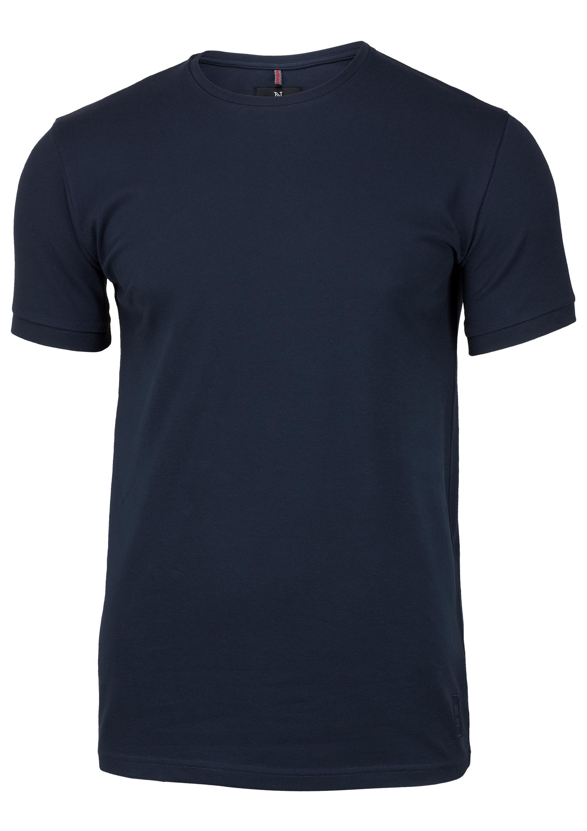 Herren Bio-Baumwoll-Pique-T-Shirt Danbury 230 g/m² Nimbus® navy 4XL