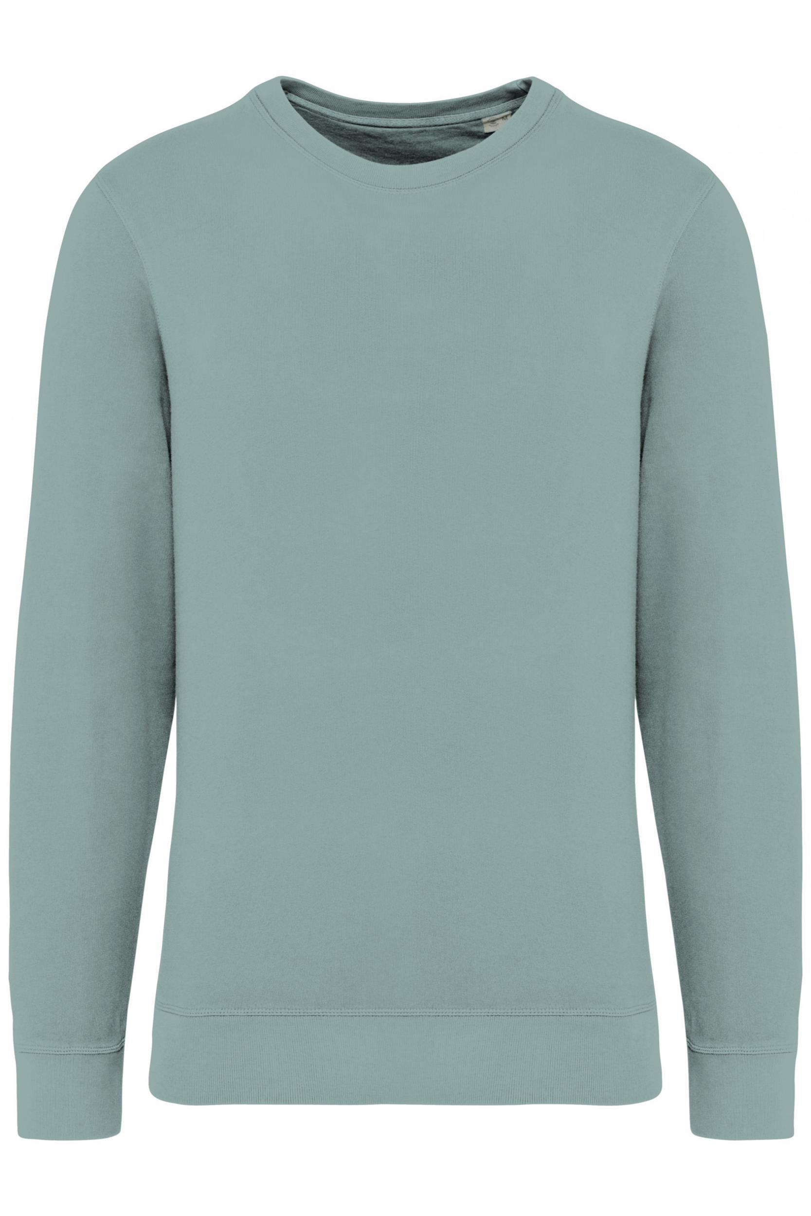 Unisex Bio-Baumwoll-Sweatshirt French Terry 280 g/m² Native Spirit® Washed Jade Green M