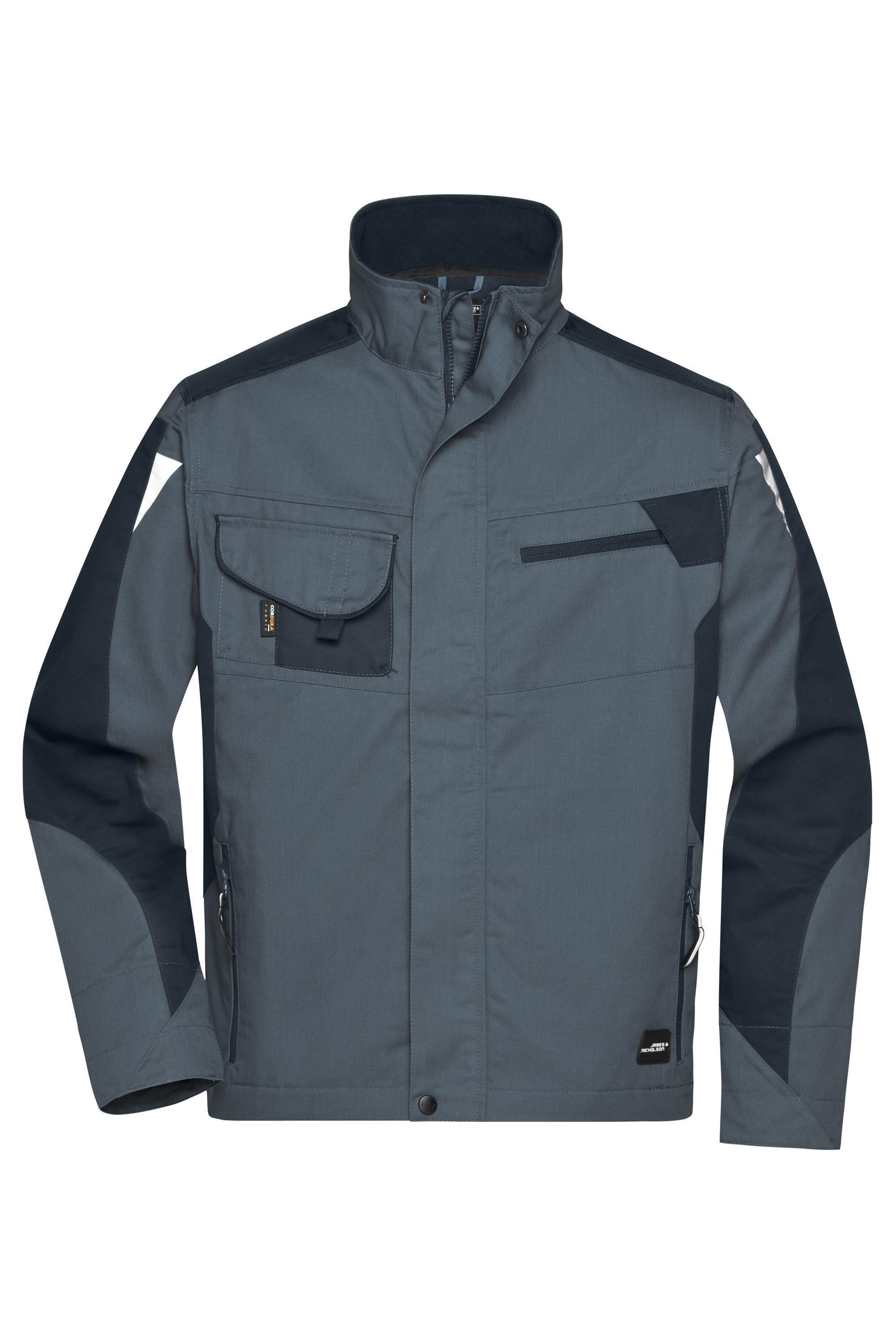 Unisex Workwear Jacke Strong James & Nicholson® Carbon / Black S