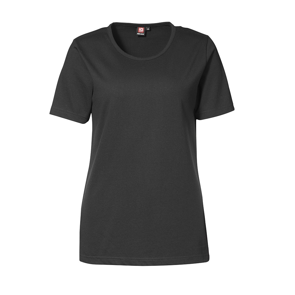 PRO Wear Damen Arbeits-T-Shirt Kurzarm 220 g/m² ID Identity® Schwarz 3XL