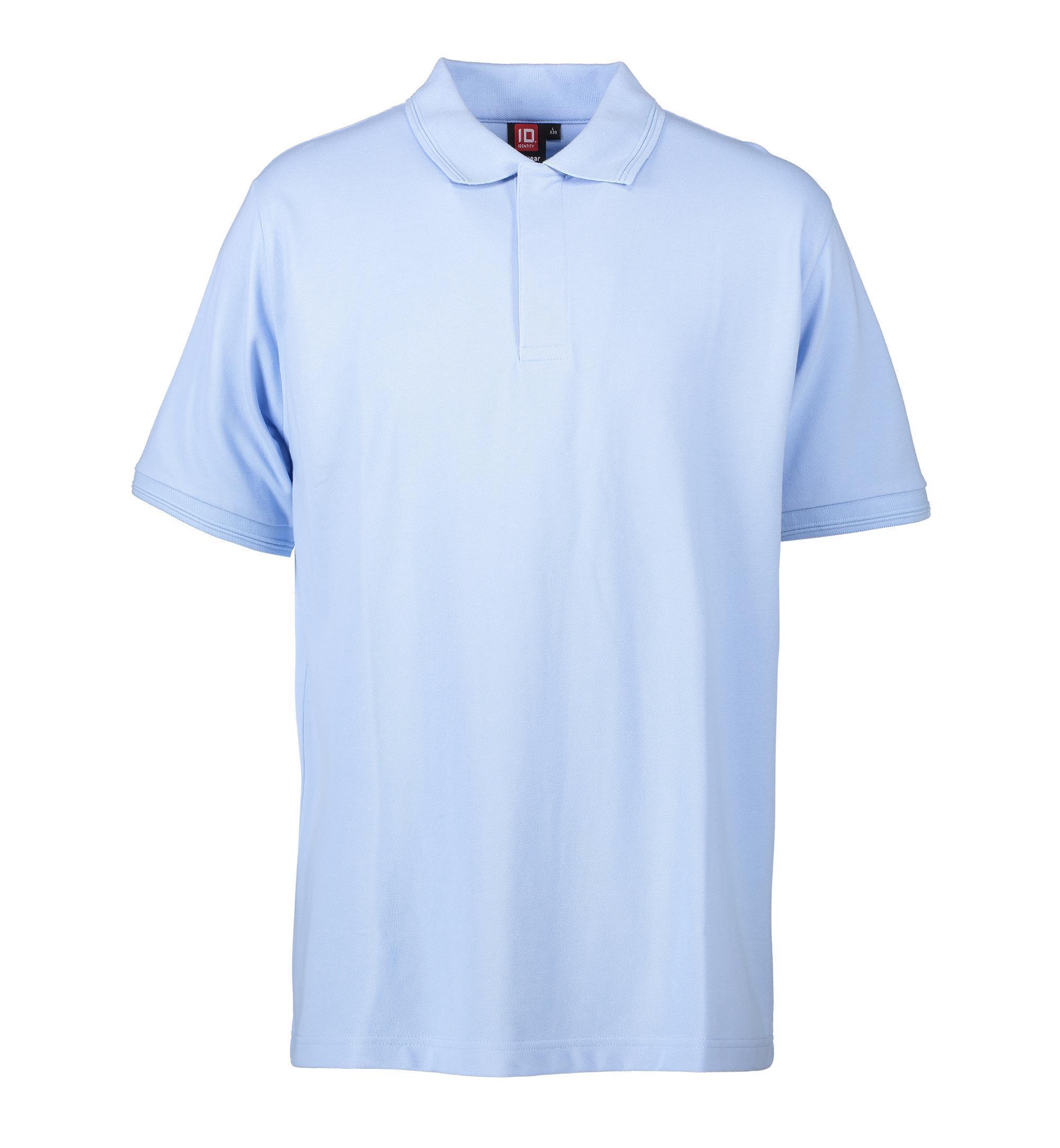 HACCP Unisex-Poloshirt | Druckknöpfe 220 g/m² ID Identity® Hellblau 5XL